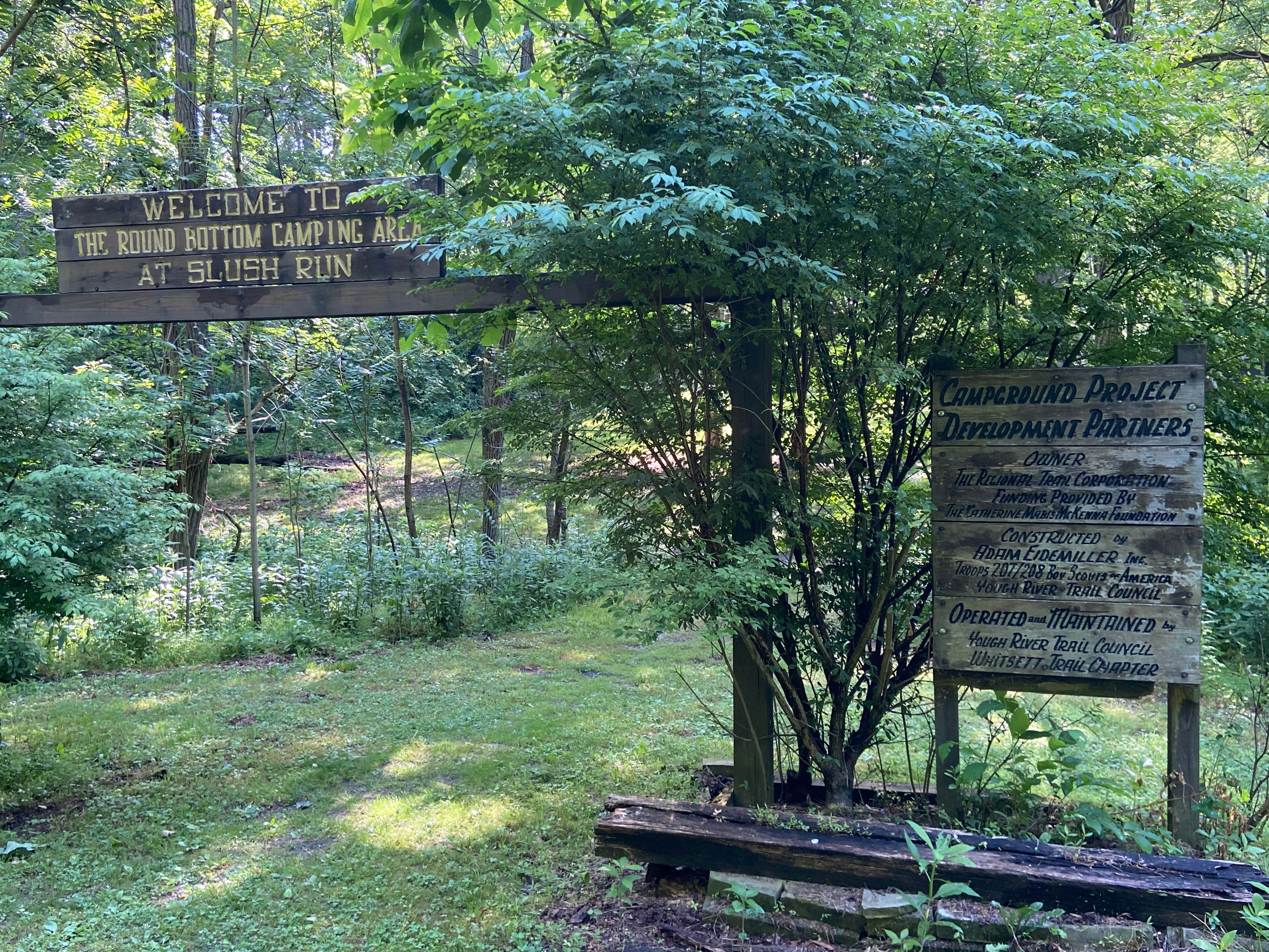Camper-submitted photo at Round Bottom Camping Area at Slush Run near Rices Landing, PA