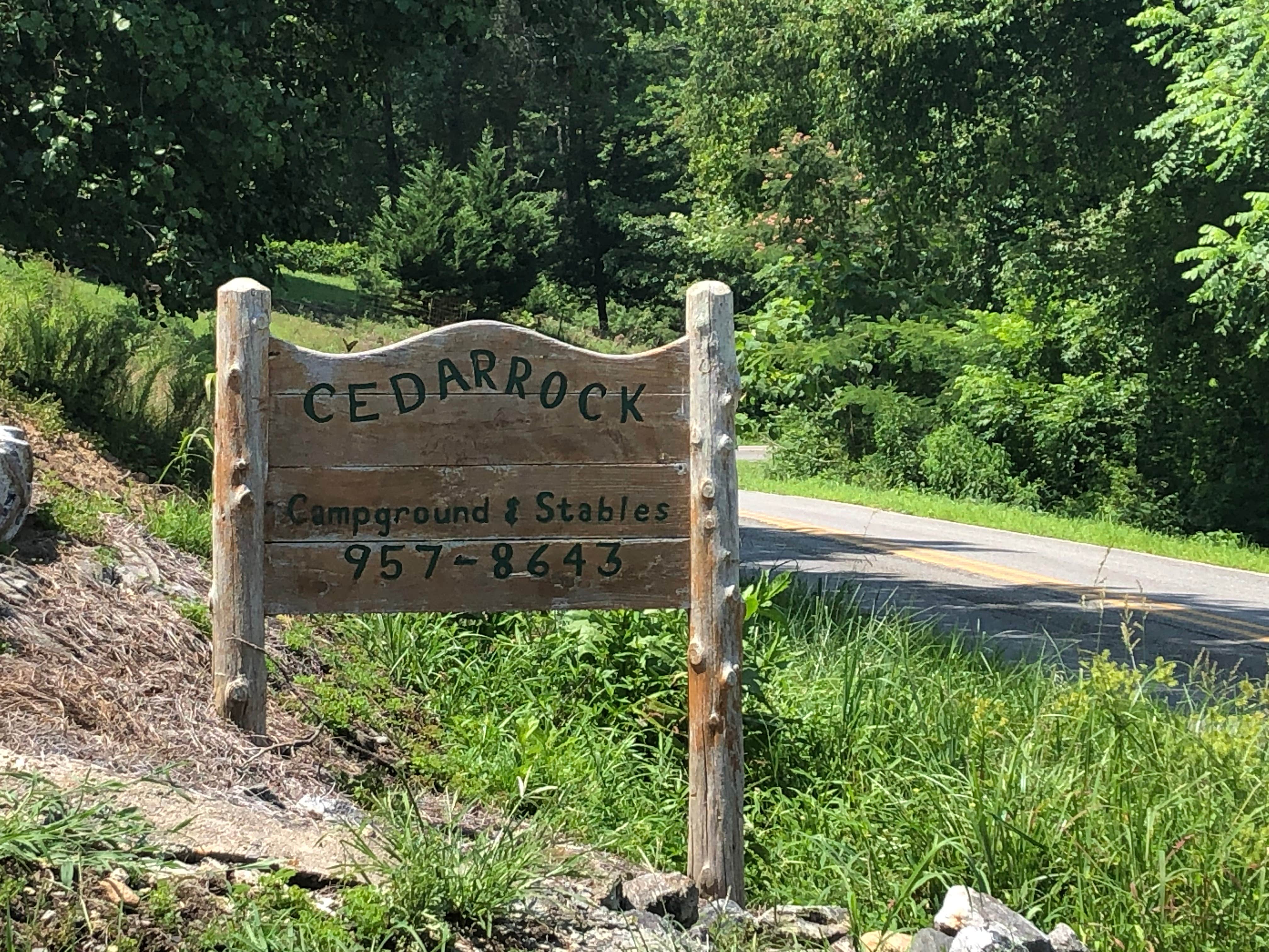 Camper submitted image from Cedar Rock Campground - 3