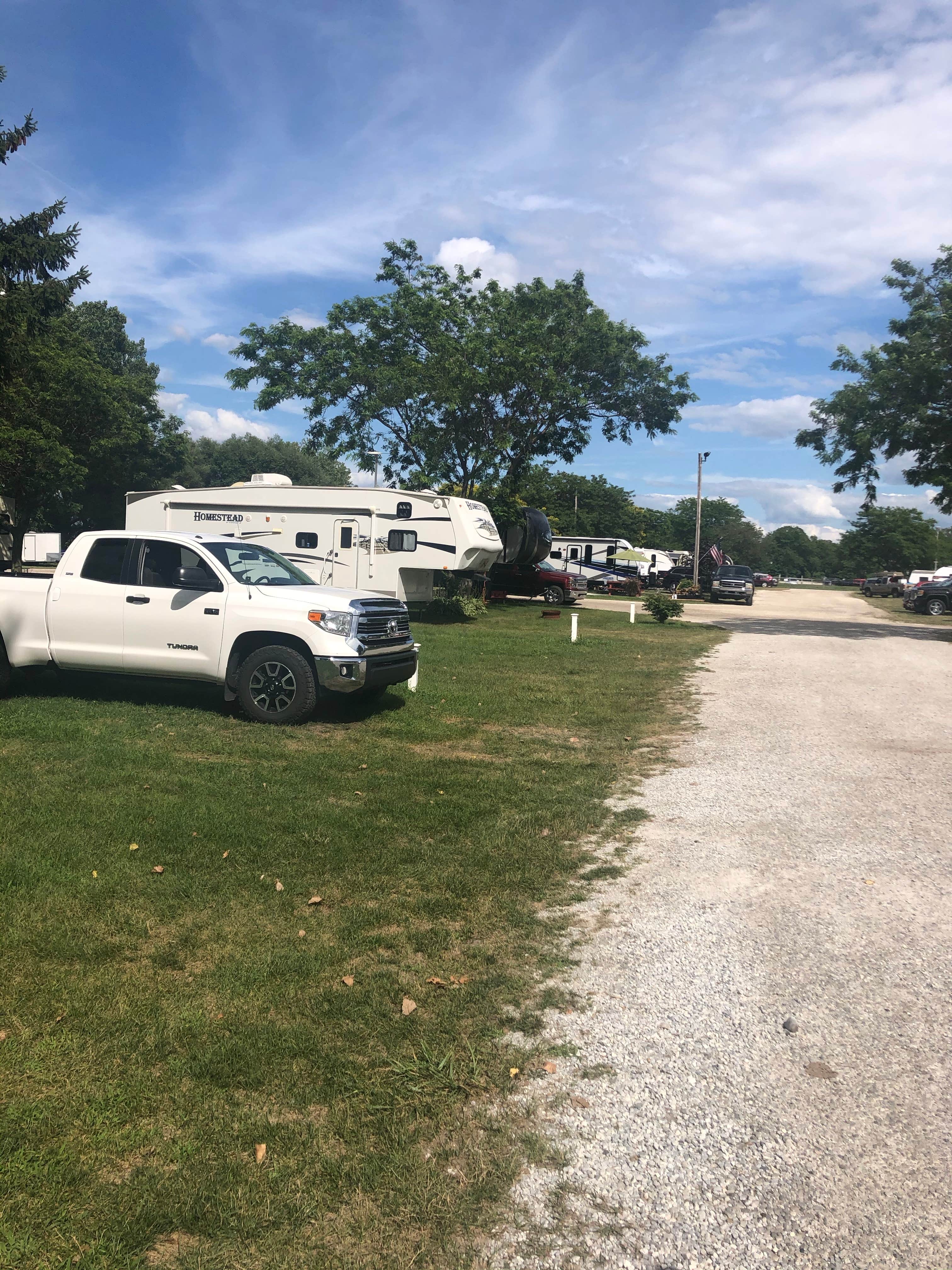 Shelly B.'s photo of rv camping at Fisherman's Landing & Campground near Grand Haven, MI