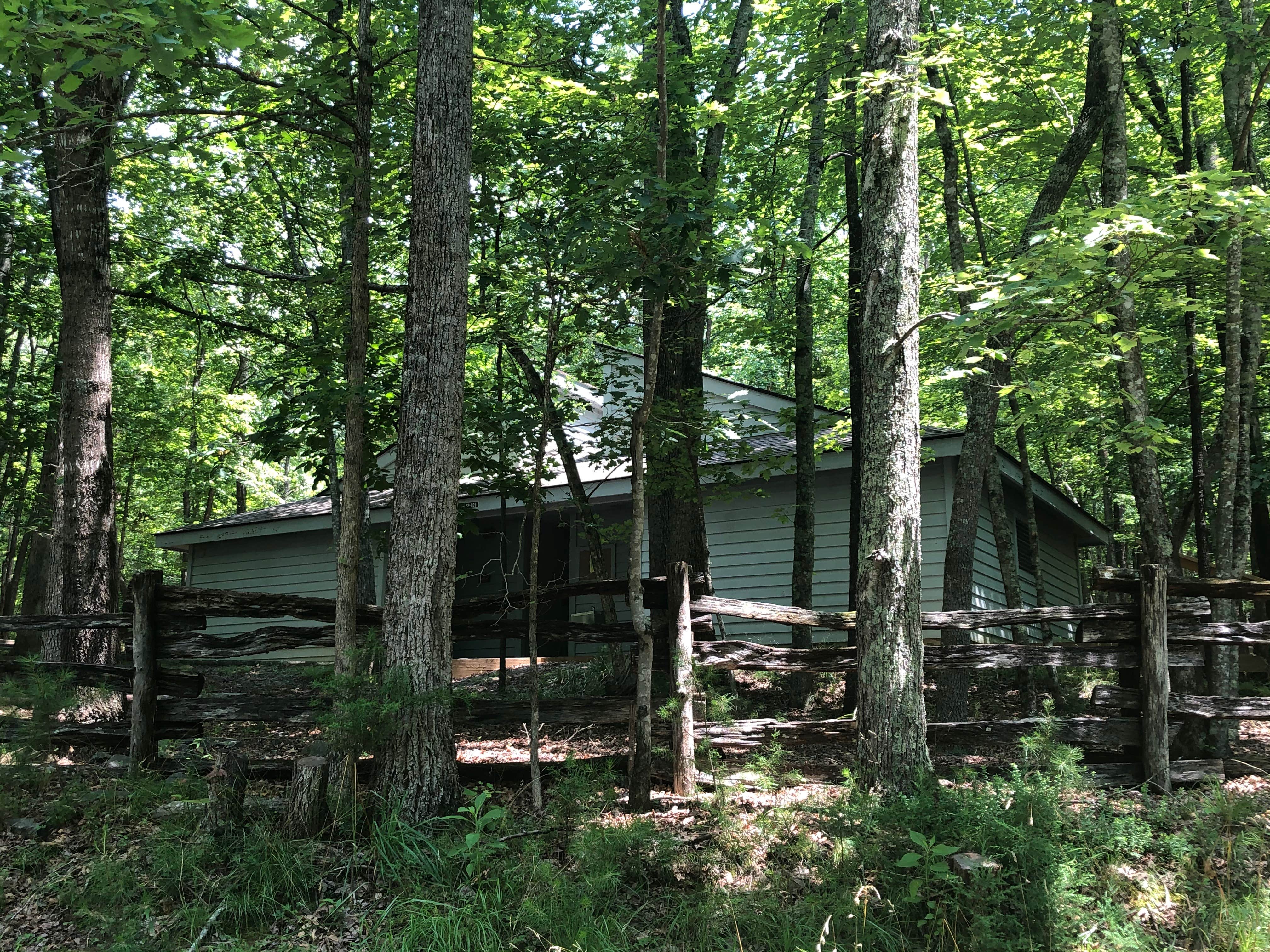 Kirsten J.'s photo of glamping accommodations at Stone Mountain State Park Campground near Scottville, NC