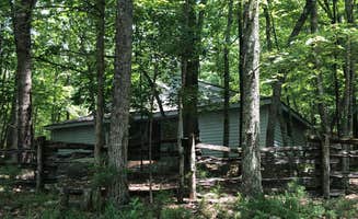 Kirsten J.'s photo of glamping accommodations at Stone Mountain State Park Campground near Statesville, NC