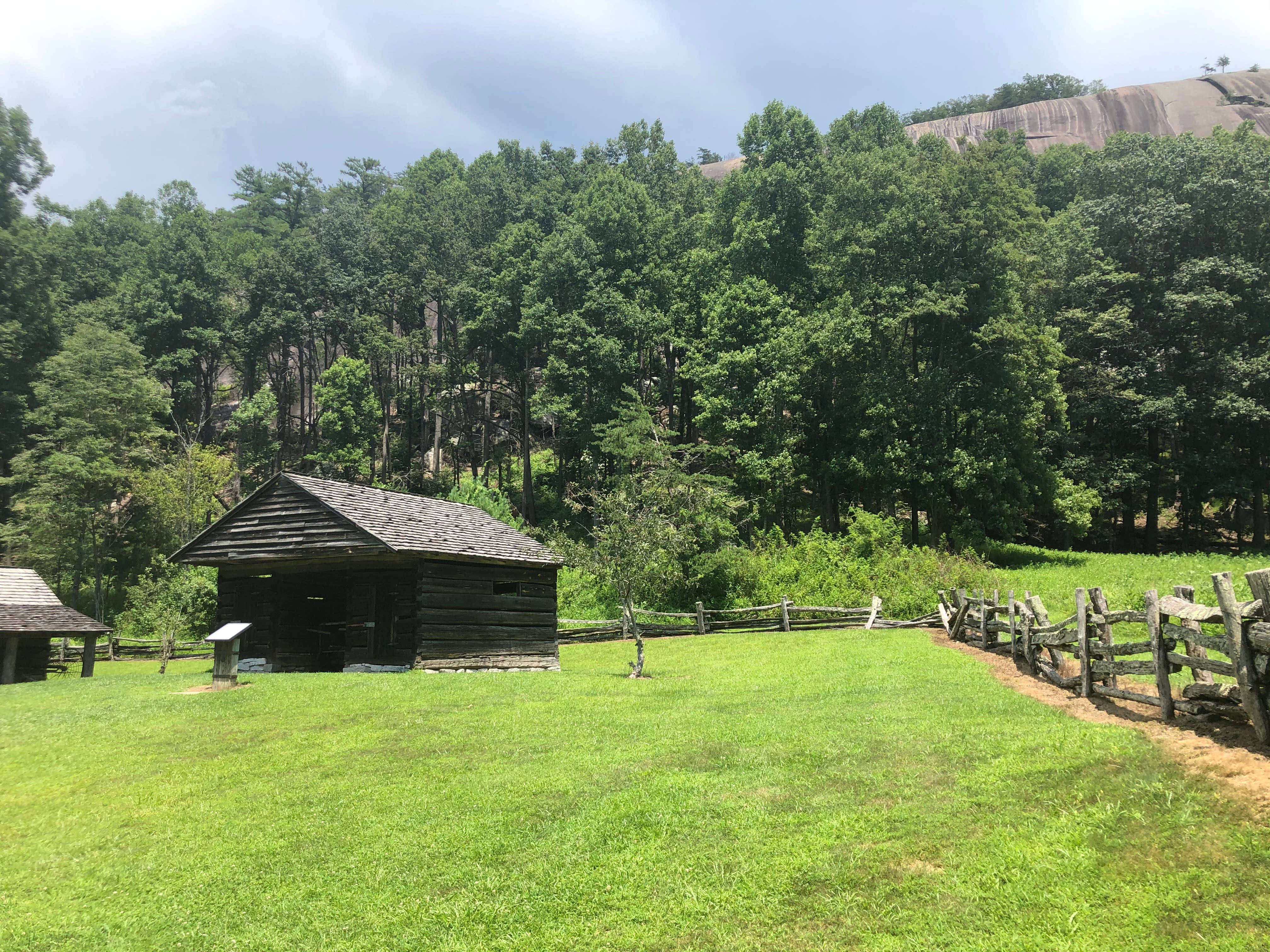 Kirsten J.'s photo of glamping accommodations at Stone Mountain State Park Campground near Speedwell, VA