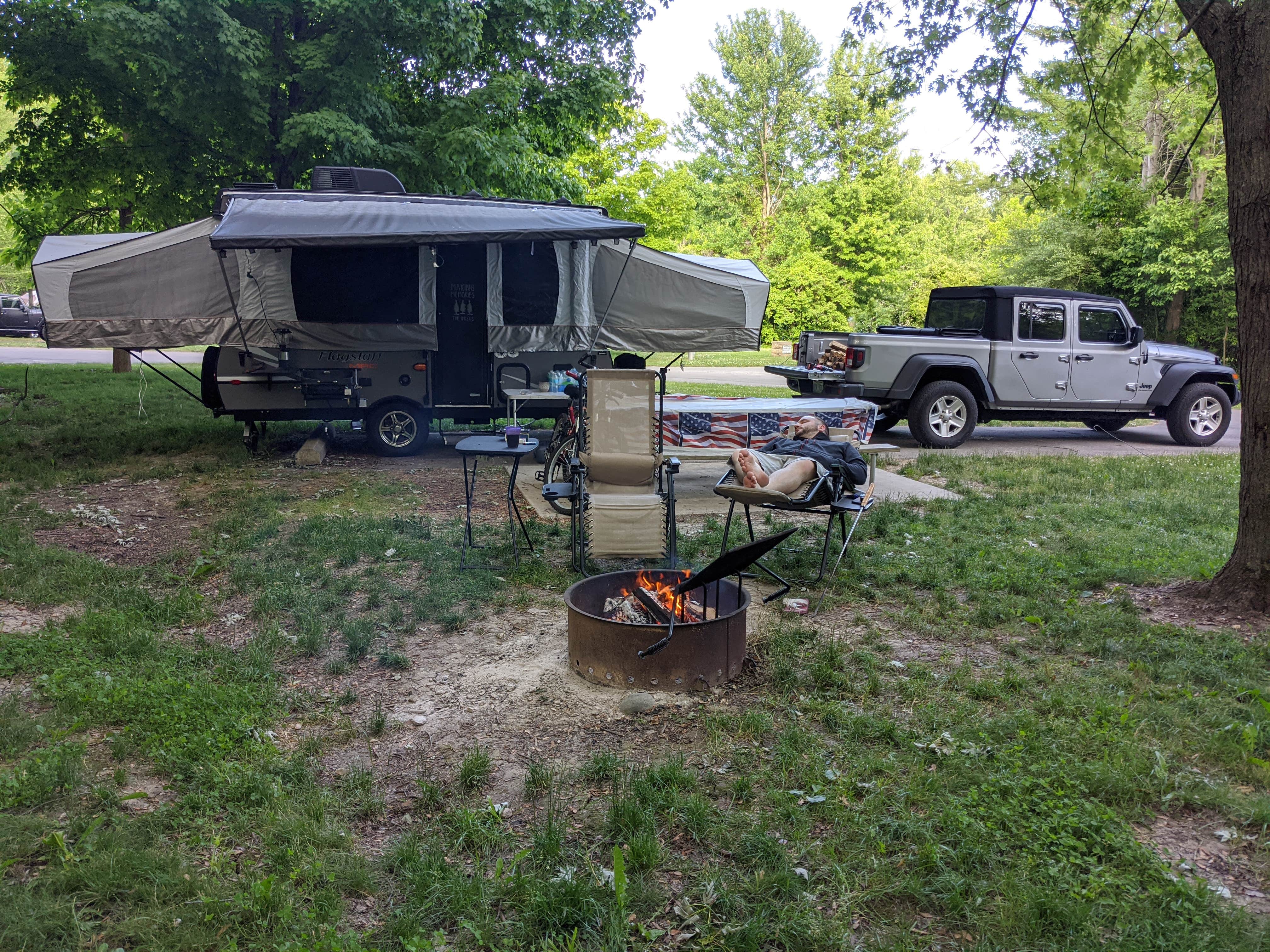 Daniel U.'s photo of rv camping at Kelleys Island State Park Campground near Grosse Ile, MI