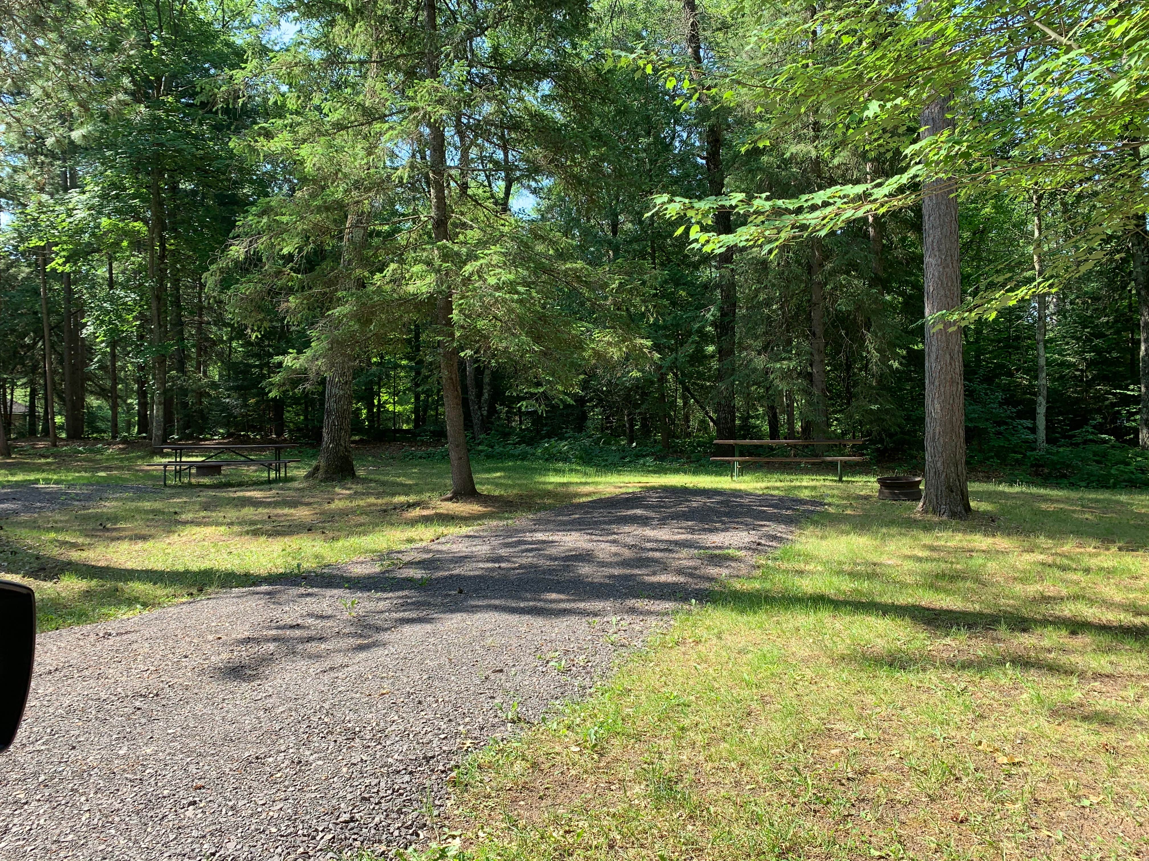 Camper-submitted photo at Lucius Woods County Park near Gordon, WI
