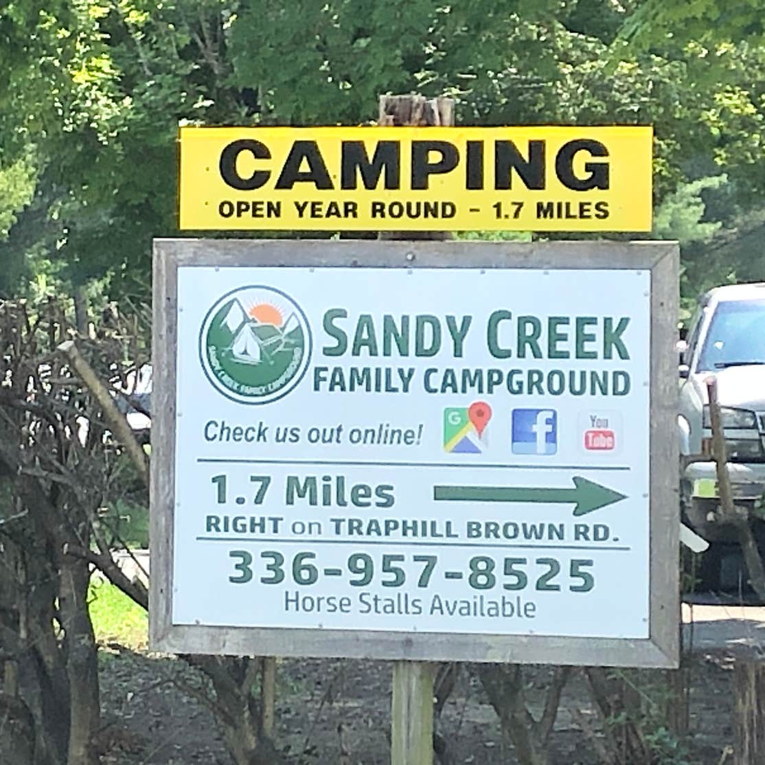 Sandy Creek Family Campground | Traphill, NC