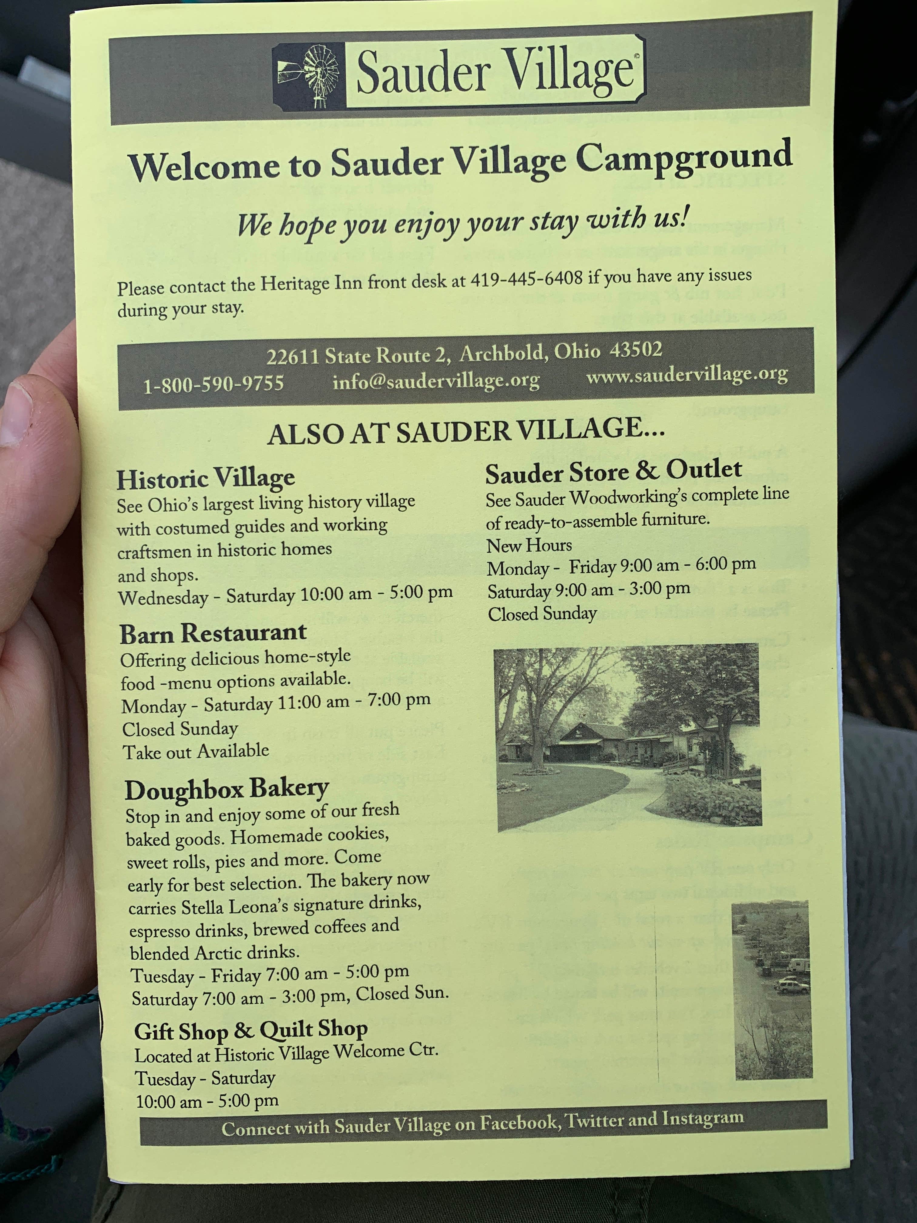 Sauder Village Campground The Dyrt