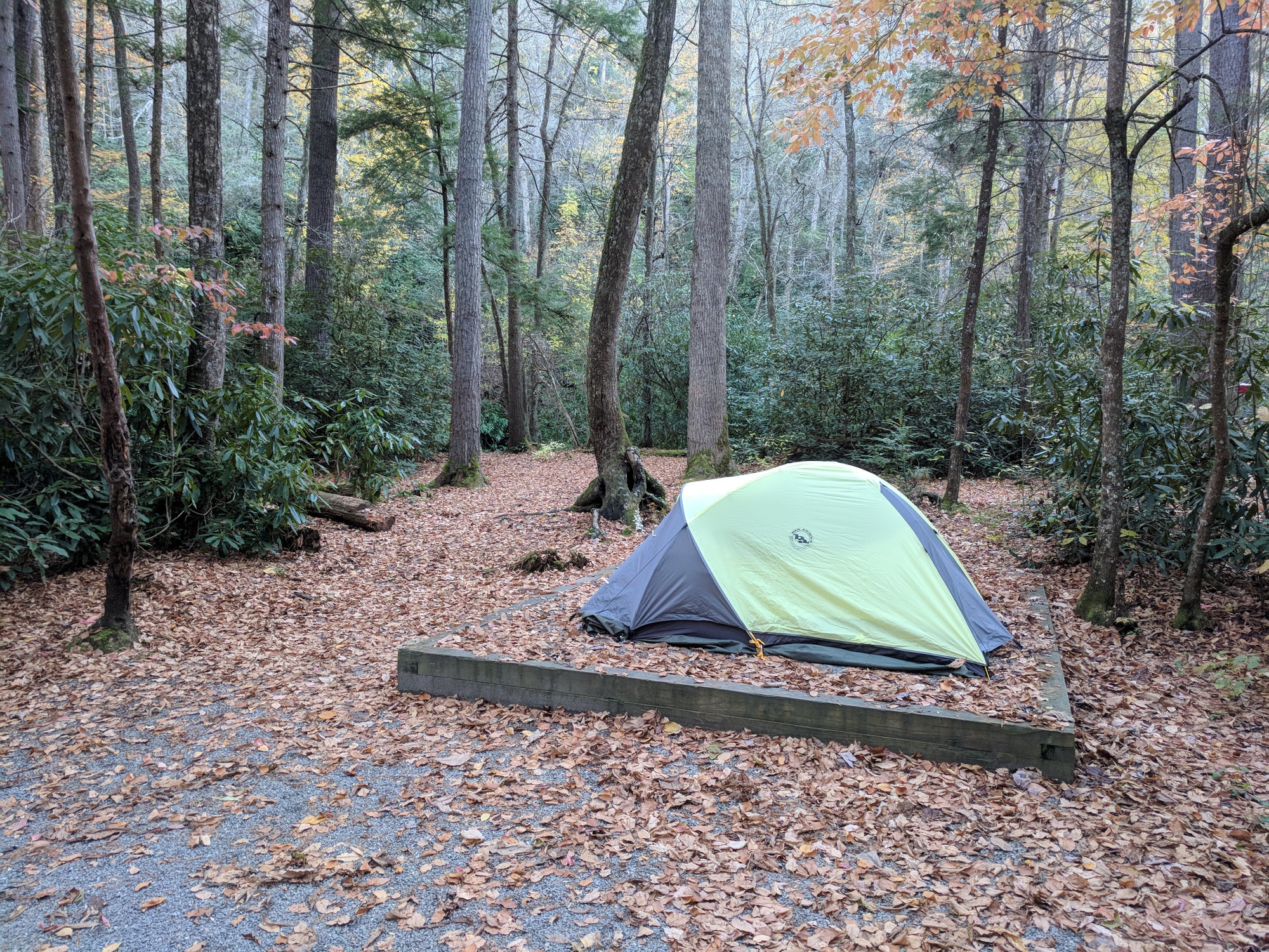Cataloochee Campground in Fall in Great Smoky Mountains National Park