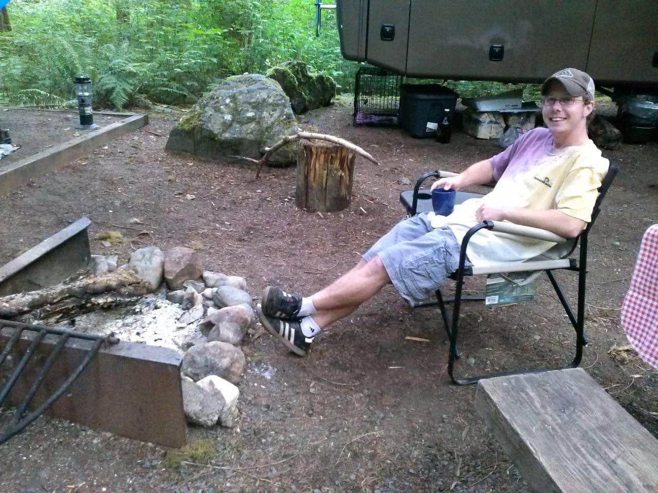 Camper-submitted photo at Gold Basin Campground near Sultan, WA