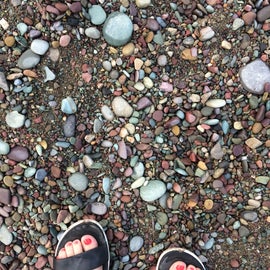 toes for scale of rocks.  sorry for those of you who don't like toe pictures.  I know you are out there.