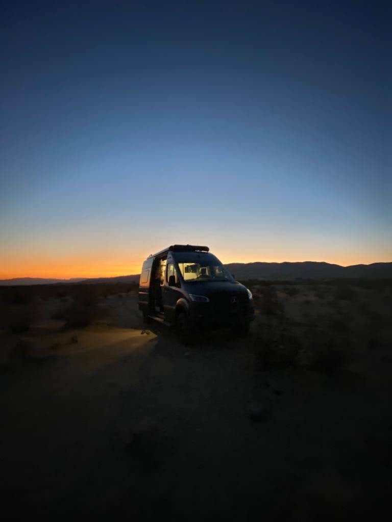 Nicos T.'s photo of a dispersed camping area at Kelso Dunes Dispersed — Mojave National Preserve near Baker, CA