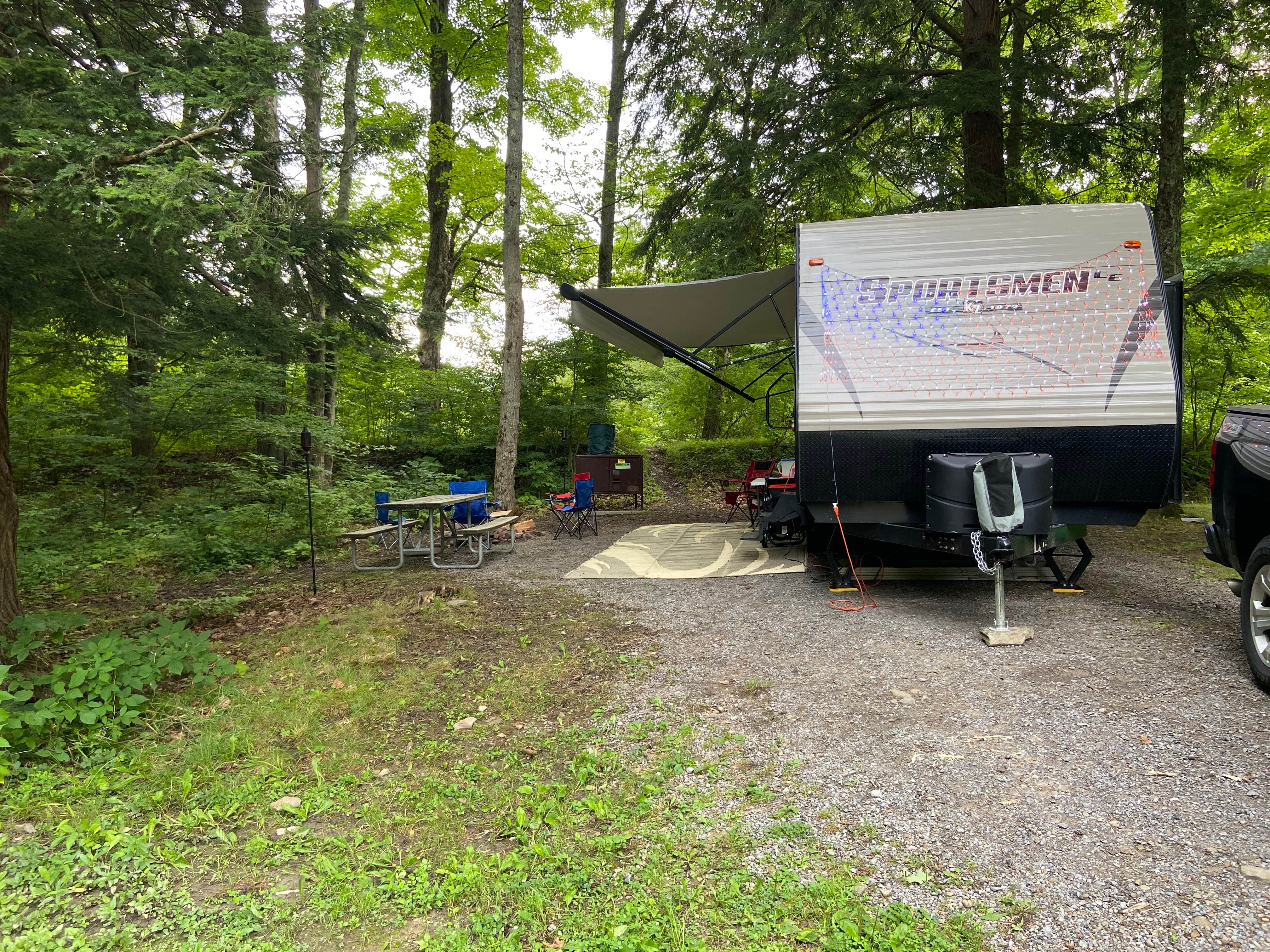 Amanda K.'s photo of rv camping at Quaker Area — Allegany State Park State Park near Cattaraugus, NY