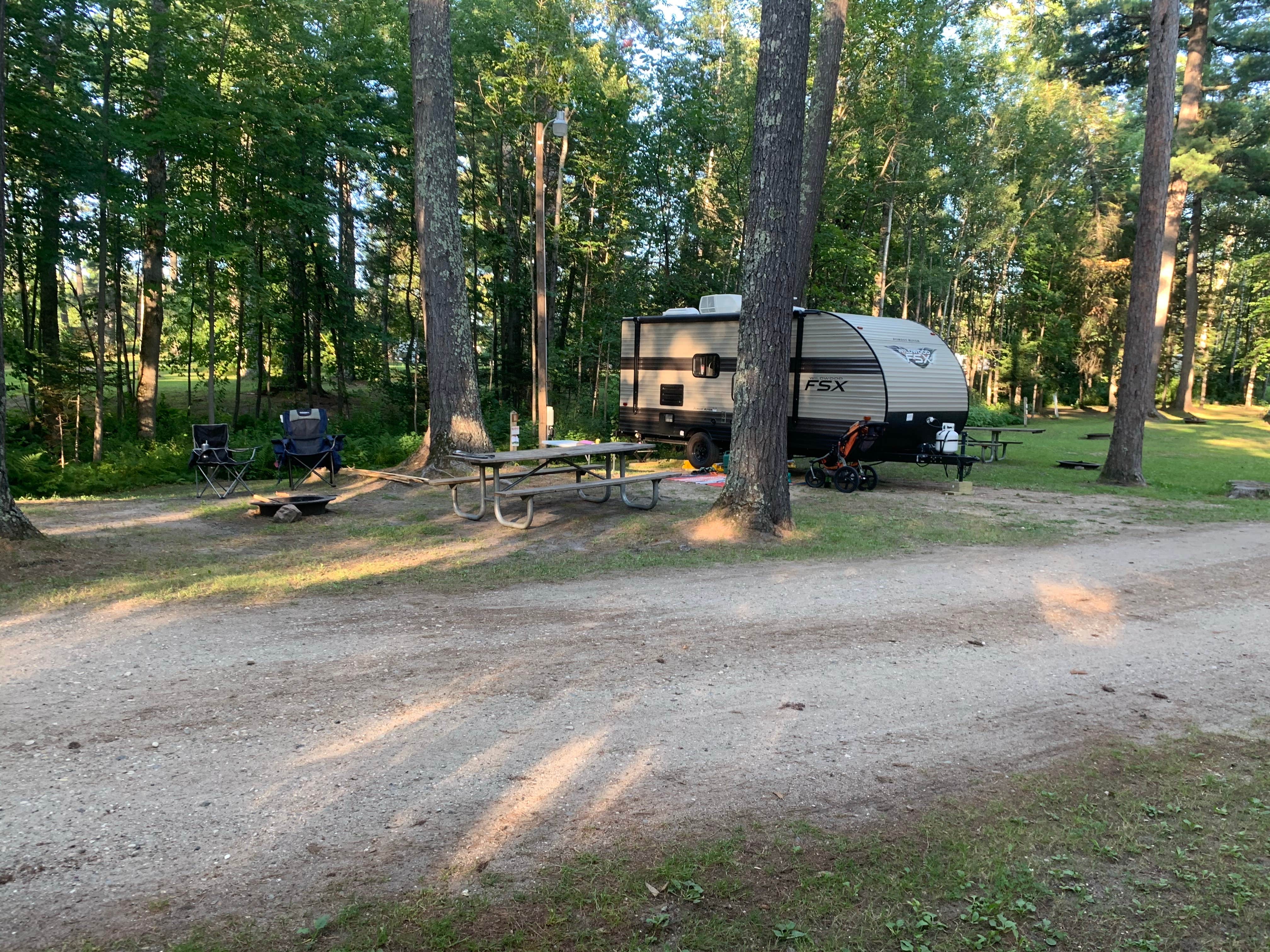 Sethen E.'s photo of rv camping at Big Falls Campground and Horse Camp near Bigfork, MN