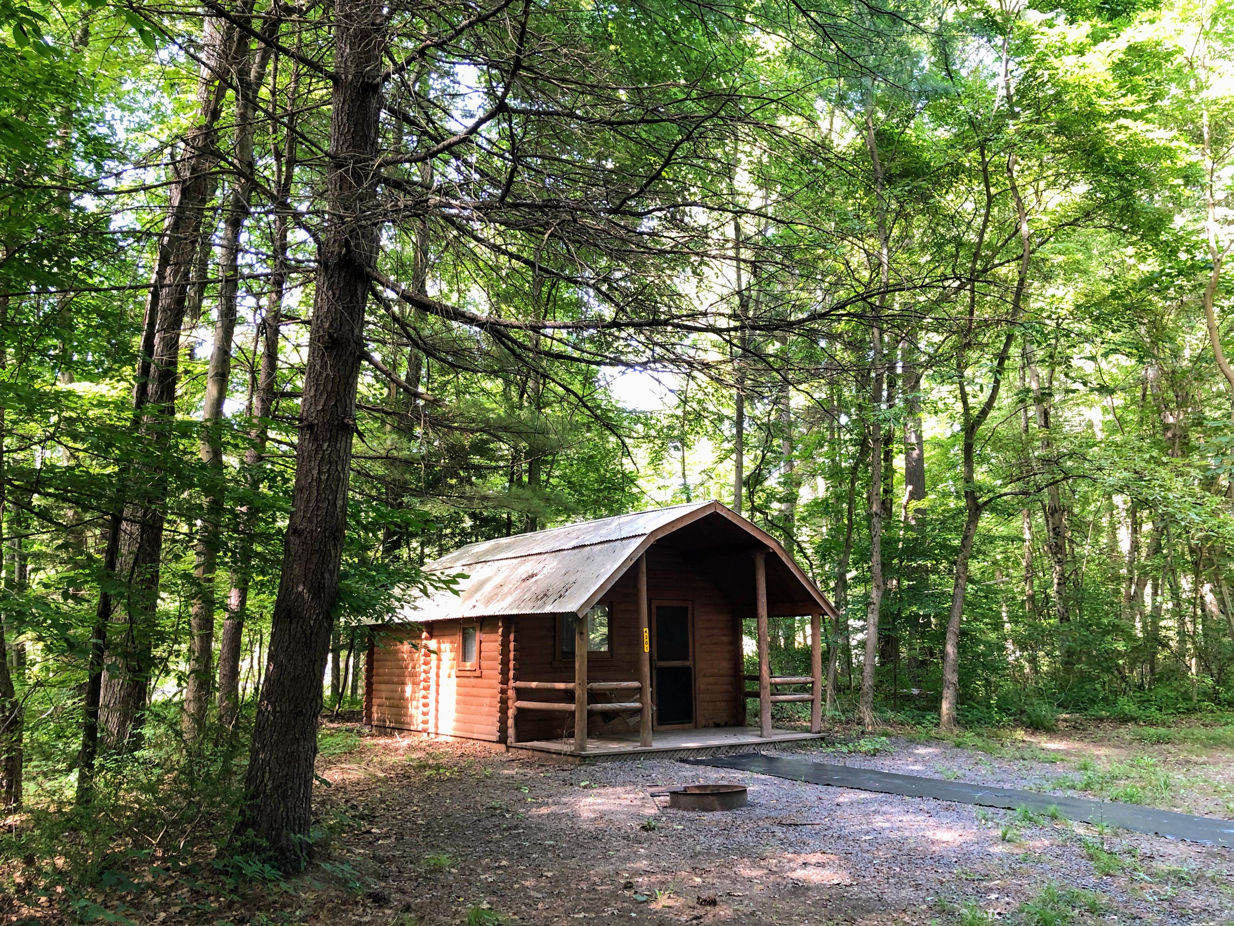 Amelia P.'s photo of a cabin at Neversink River Resort near Glenham, NY