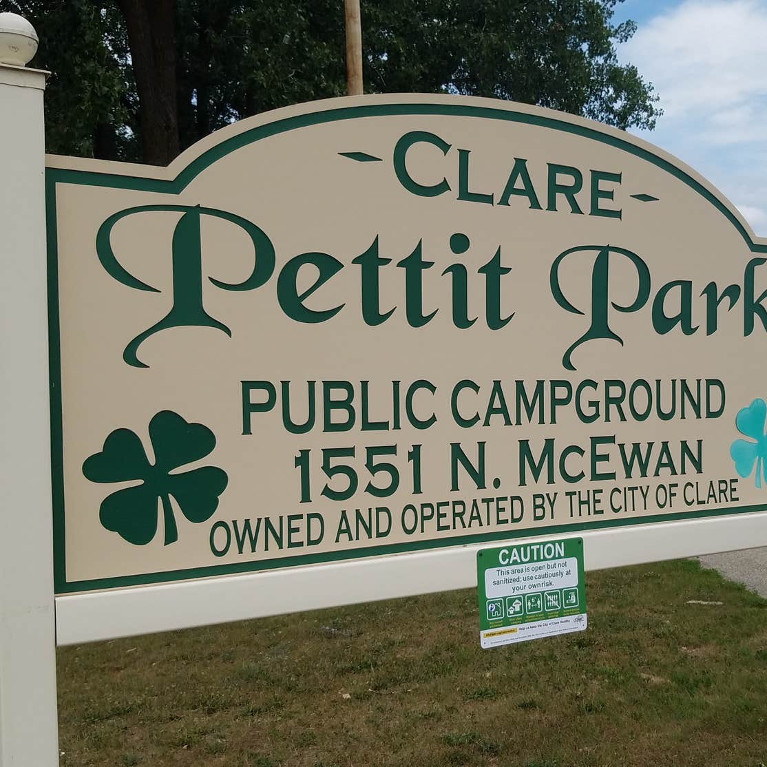 Pettit Park Campground Clare, MI