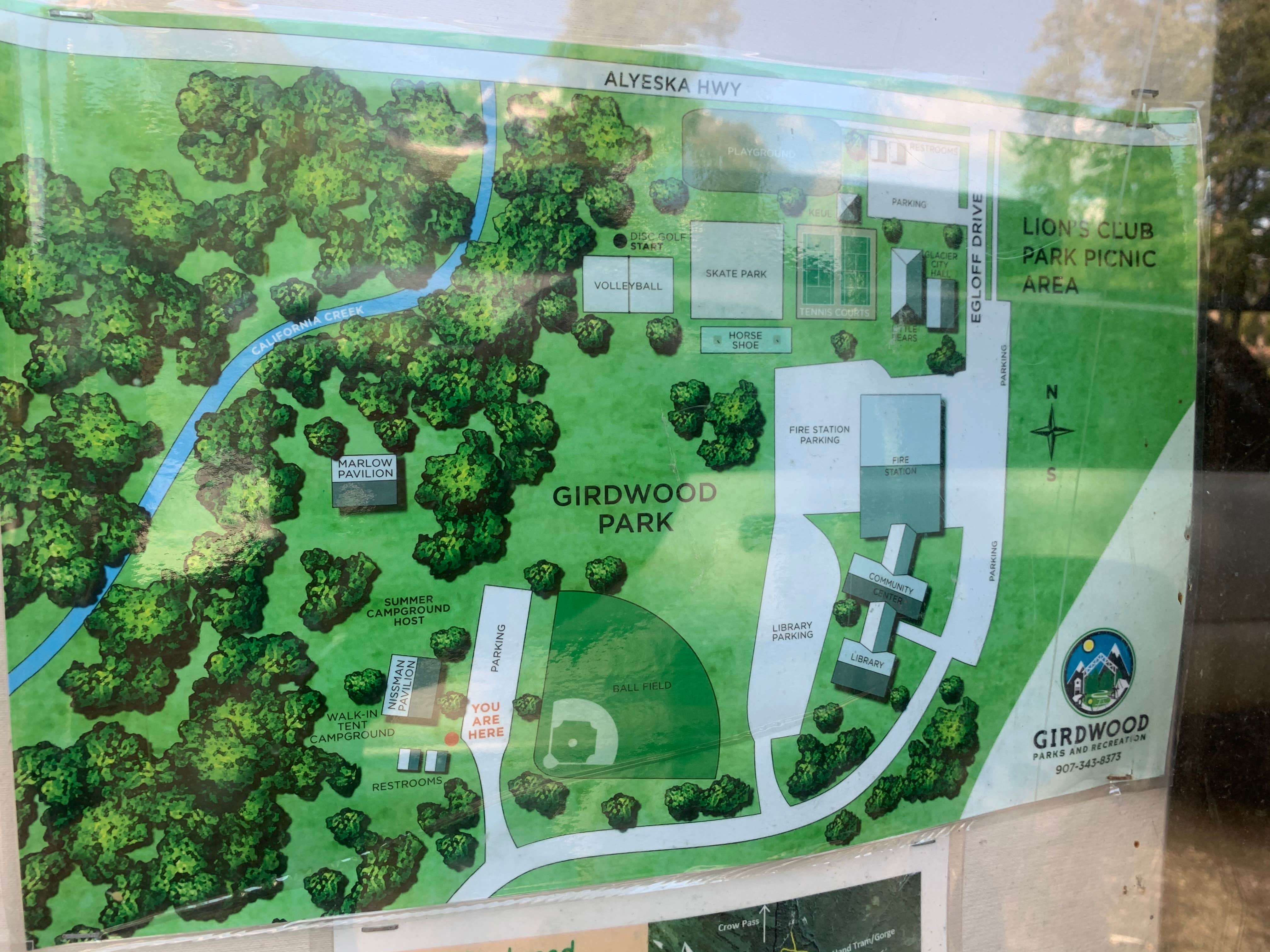 Camper-submitted photo at Girdwood Campground near Whittier, AK