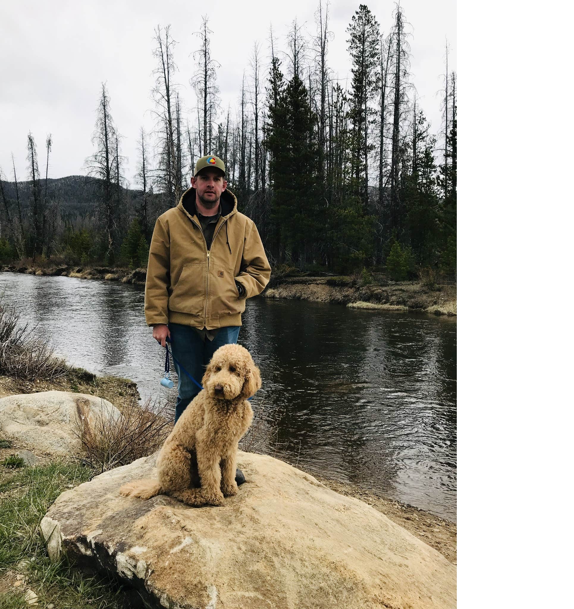 Sarah F.'s photo of camping with pets at Winding River Resort near Gould, CO