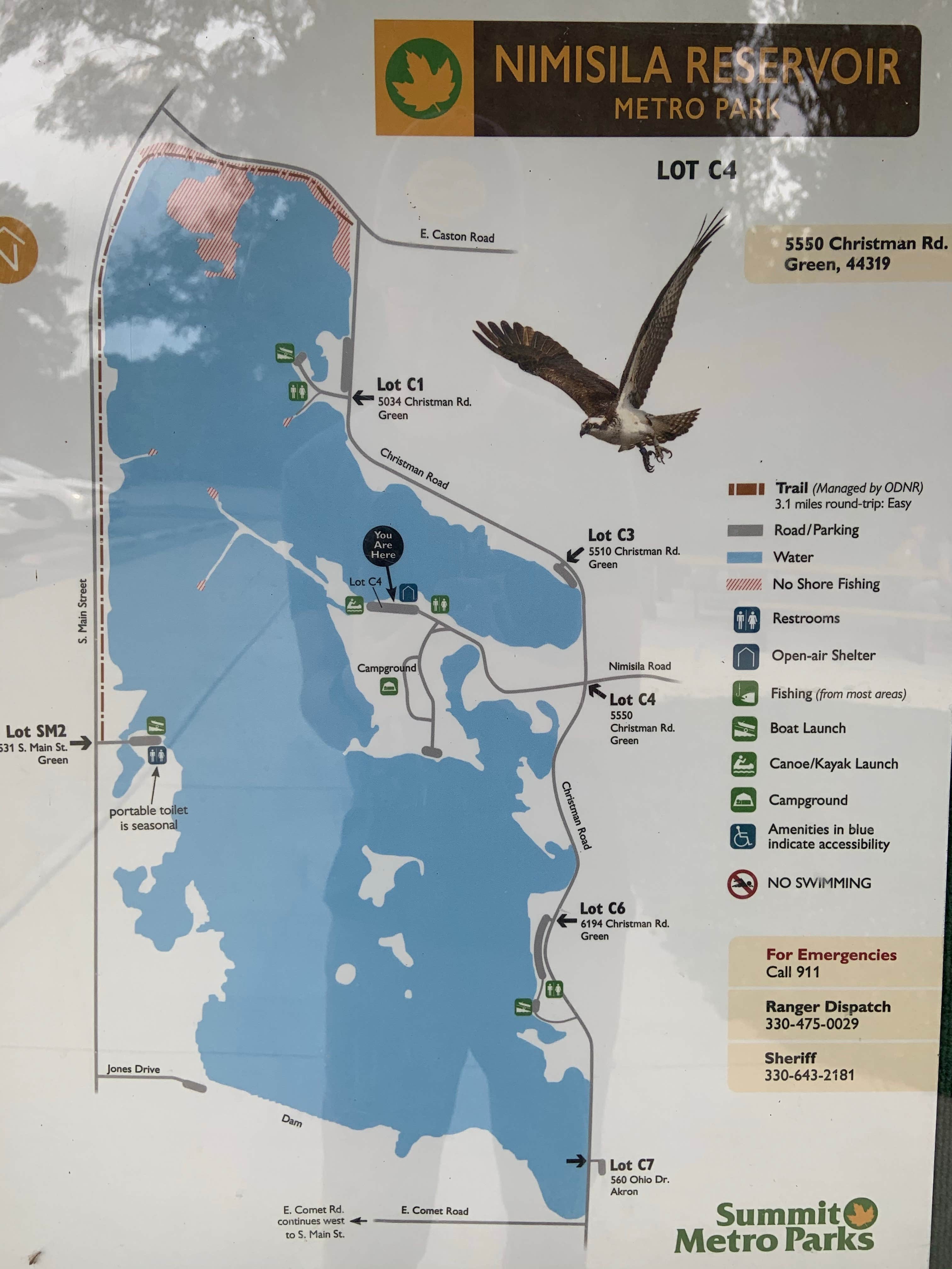 Camper-submitted photo at Nimisila Reservoir Metro Park Campground near Green, OH