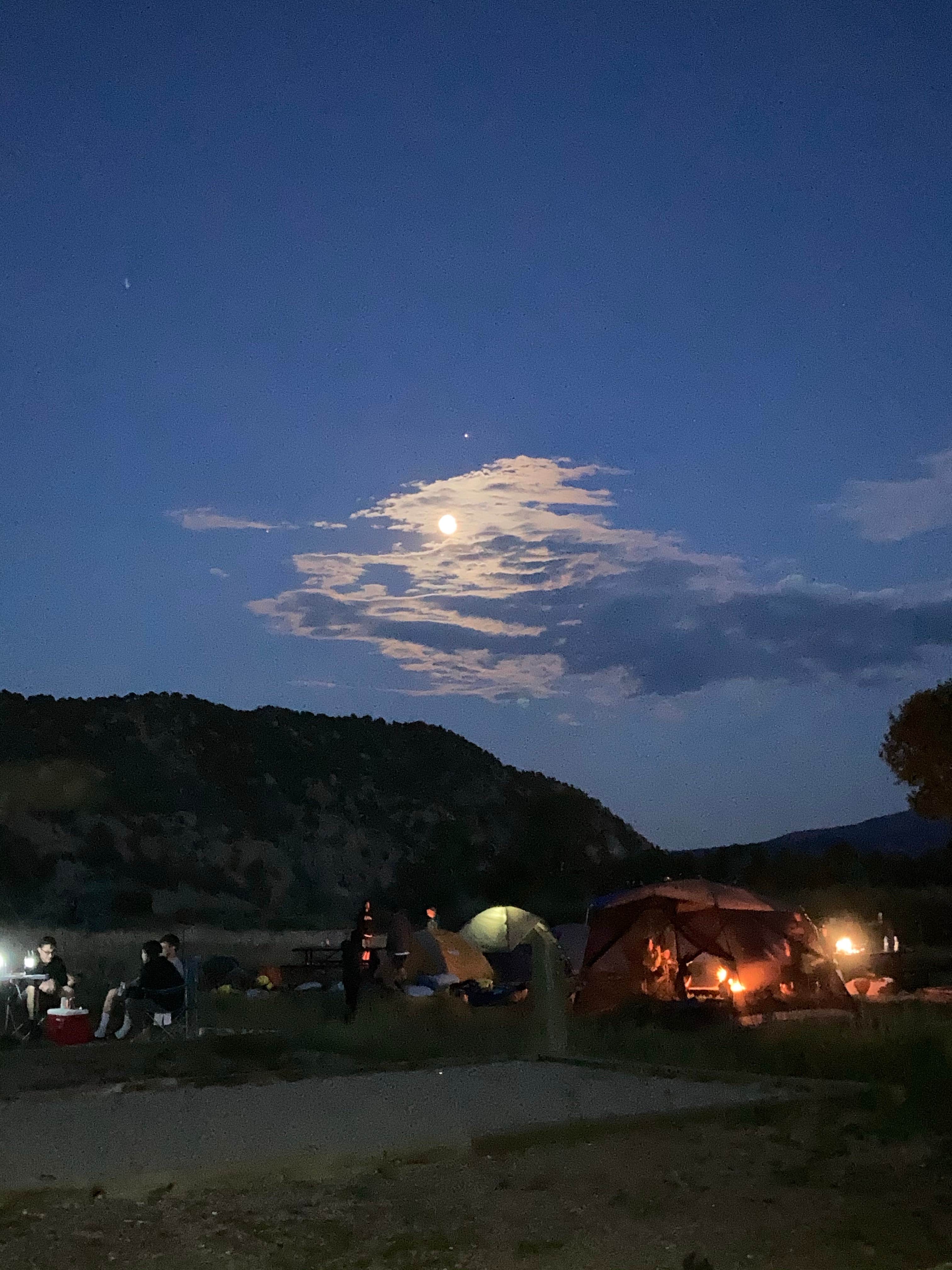 Sarah S.'s photo of tent camping at Vallie Bridge Campground — Arkansas Headwaters Recreation Area near Howard, CO