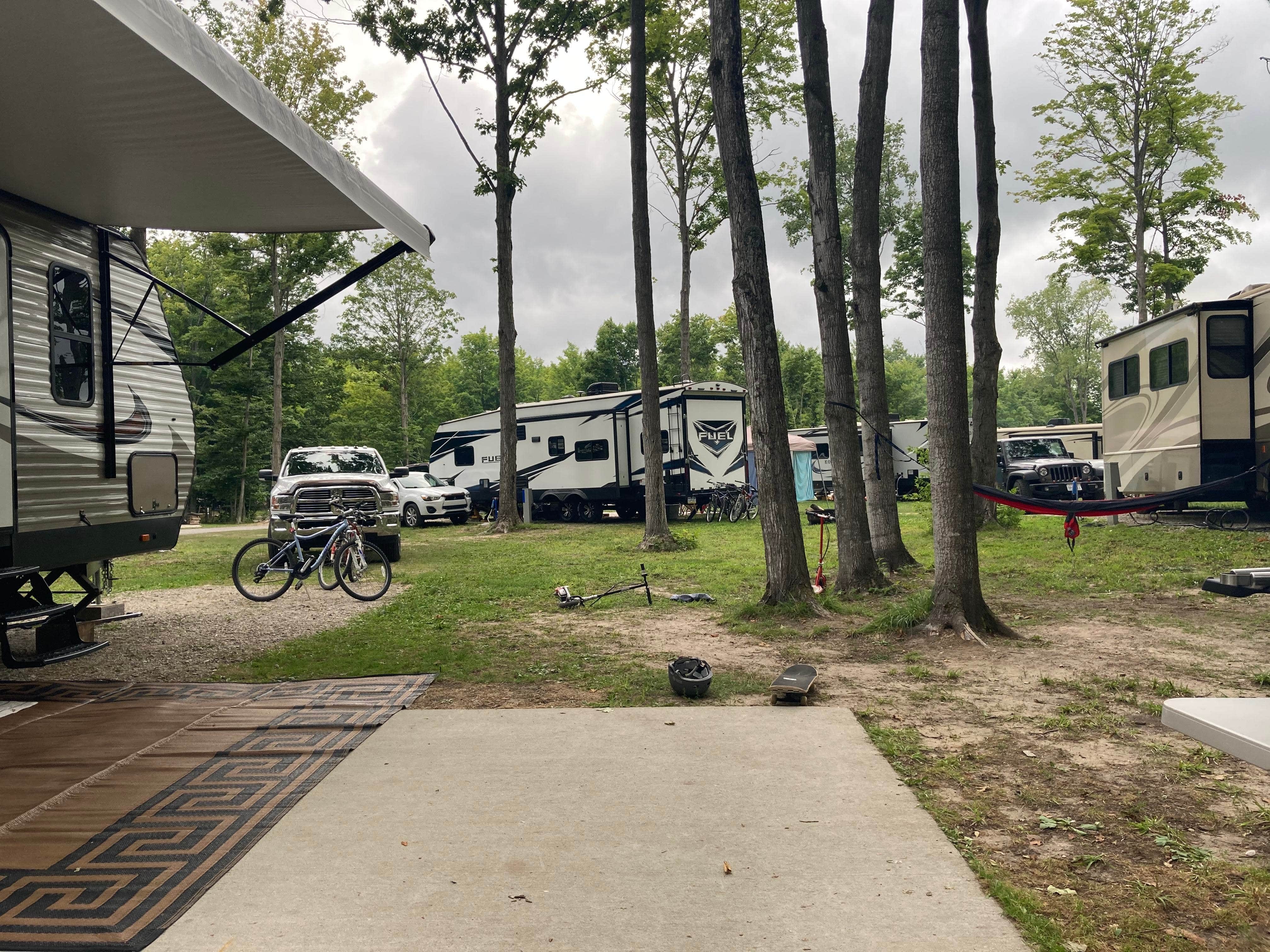 Matt M.'s photo of rv camping at Indigo Bluffs RV Park near South Boardman, MI