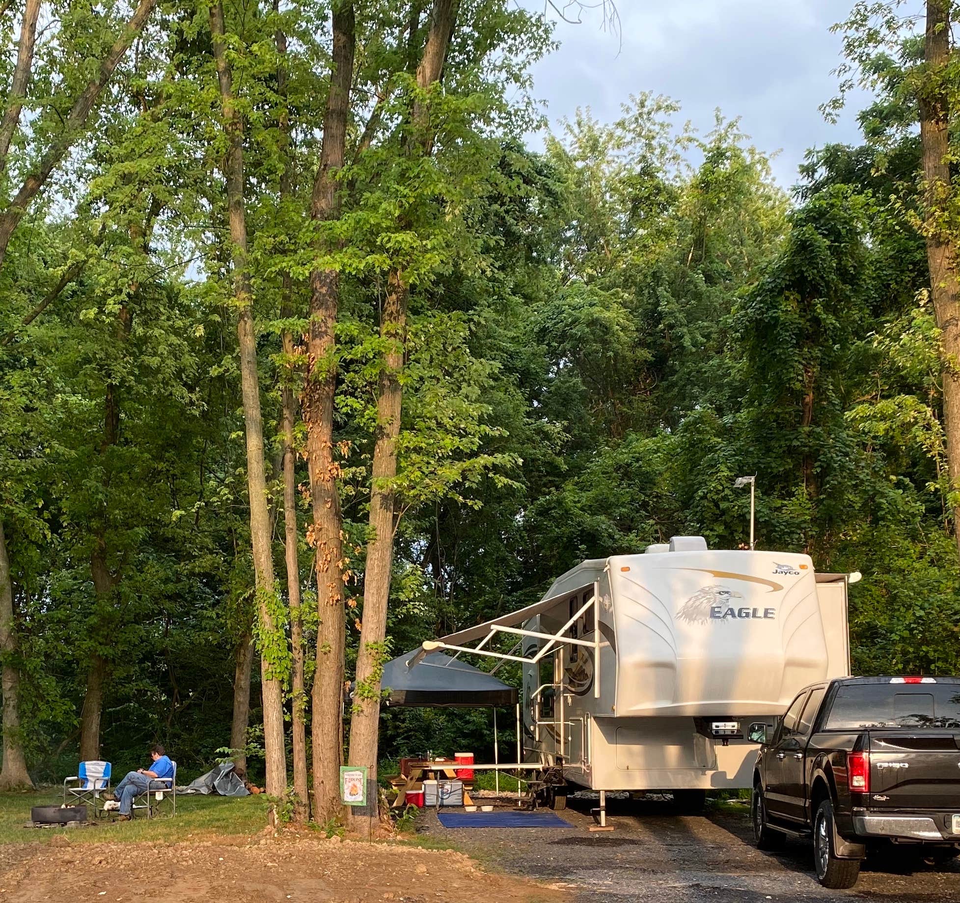 Jenn D.'s photo of rv camping at River’s Edge RV Park & Campground near Lemont, PA