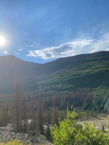 Courtney G.'s photo of a dispersed camping area at Alpine Tunnel Trailhead Dispersed near Monarch, CO