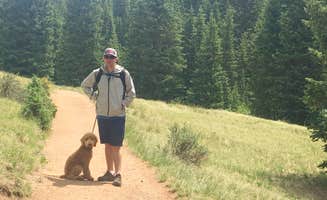 Sarah F.'s photo of camping with pets at Colorado Campground near Woodland Park, CO