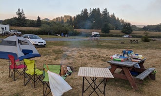 Camping near Elk Prairie Campground — Prairie Creek Redwoods State Park: Klamath Camper Corral, Klamath, California
