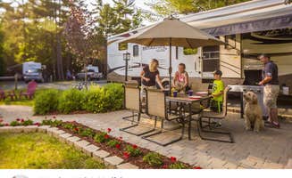 Laura M.'s photo of camping with pets at Naples Campground near Casco, ME
