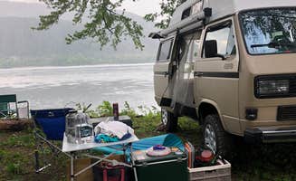 Glen W.'s photo of rv camping at Riverfront Campground near Shermans Dale, PA