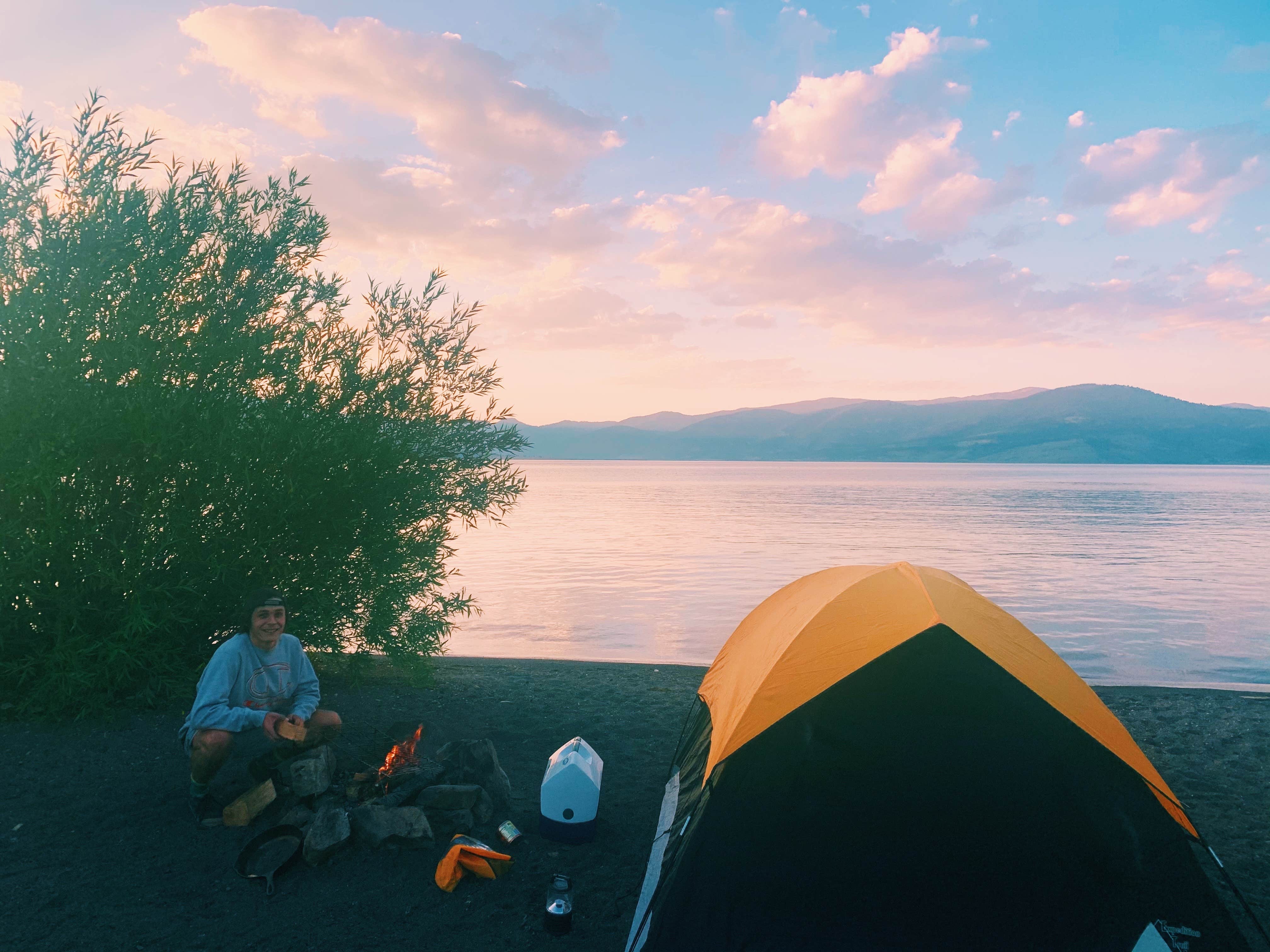 Romsett Beach Camping | West Yellowstone, MT