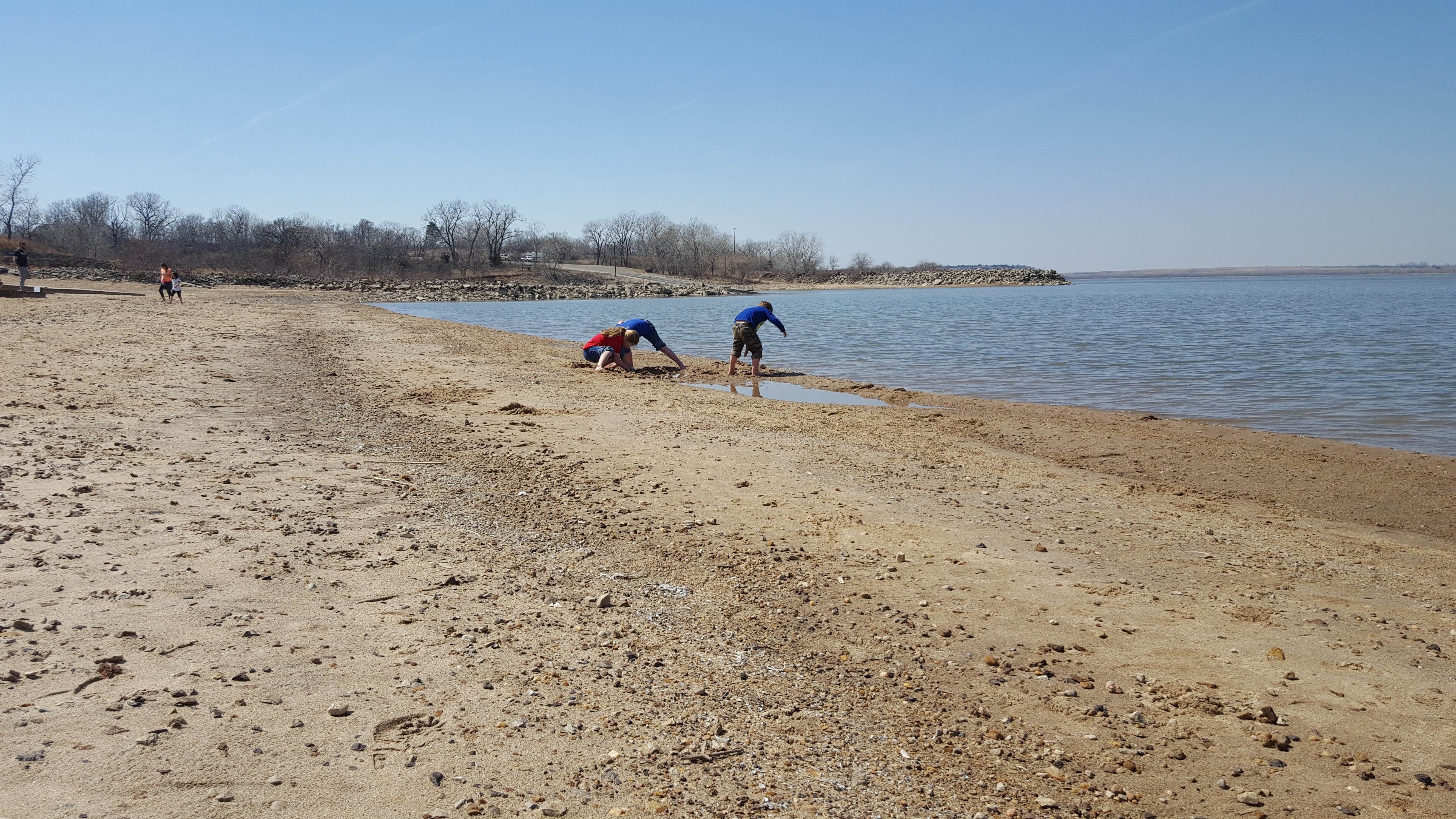 Camper-submitted photo at Caving Banks Campground — Kanopolis State Park near Marquette, KS