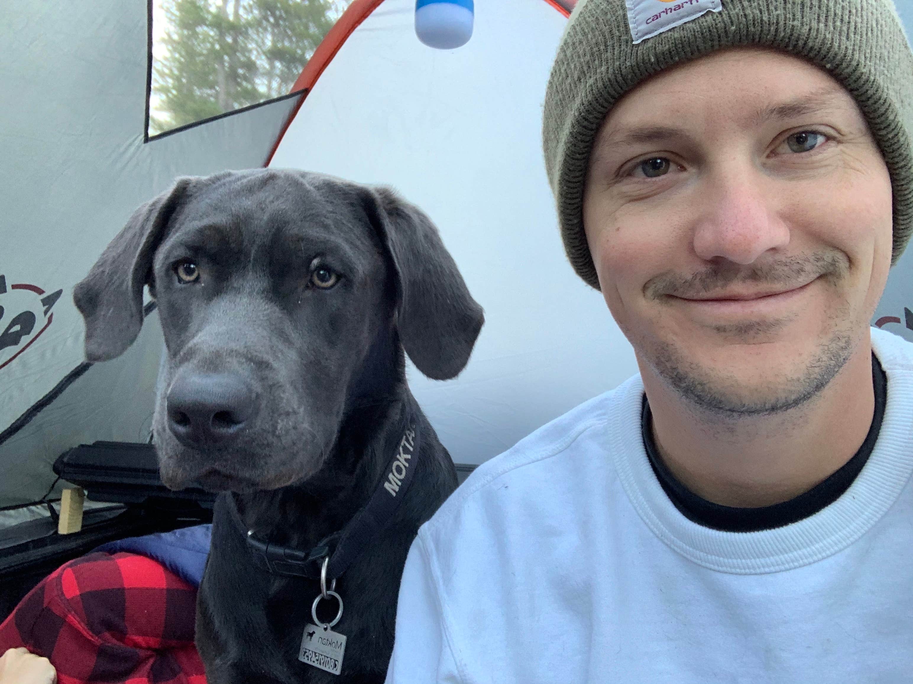 Jake L.'s photo of camping with pets at Trial Lake Campground near Mountain Home, UT