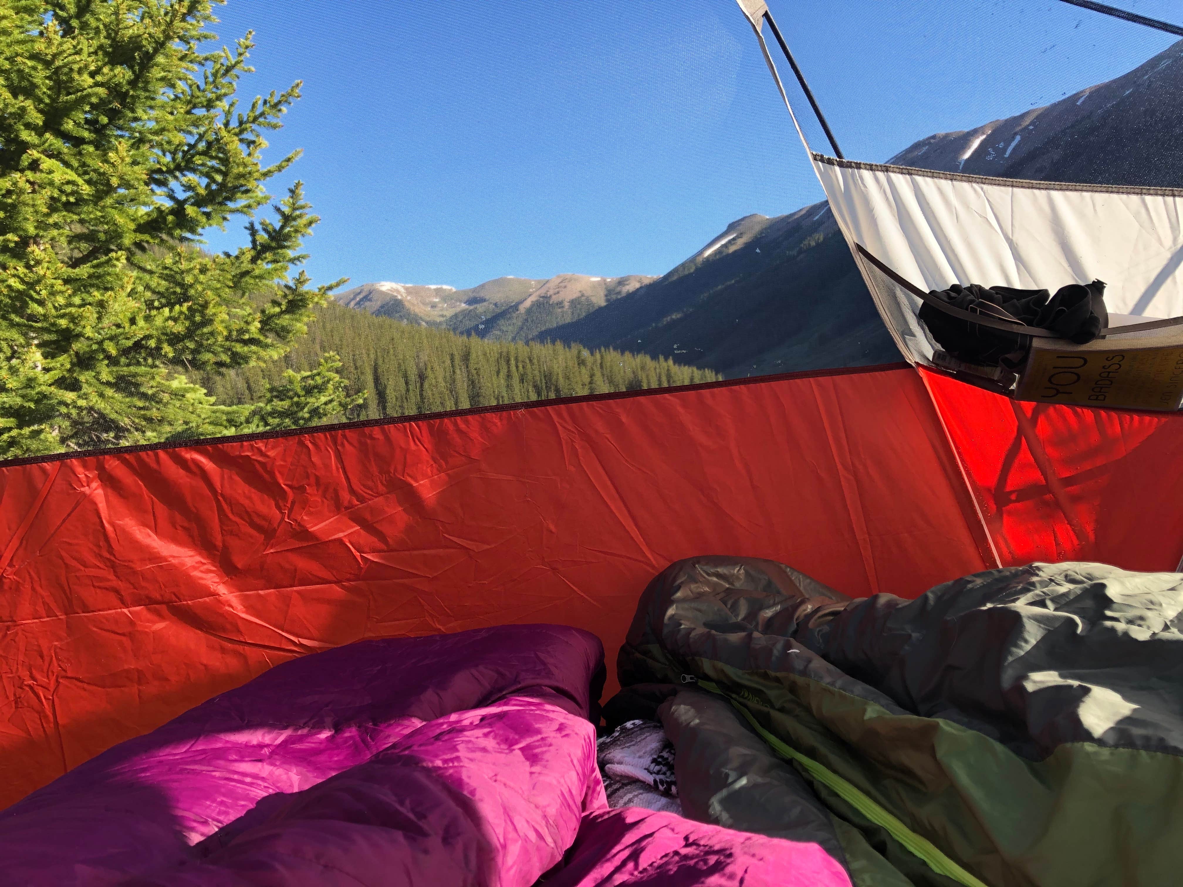 Isabelle K.'s photo of a dispersed camping area at Lincoln Creek Dispersed Campground near Snowmass Village, CO
