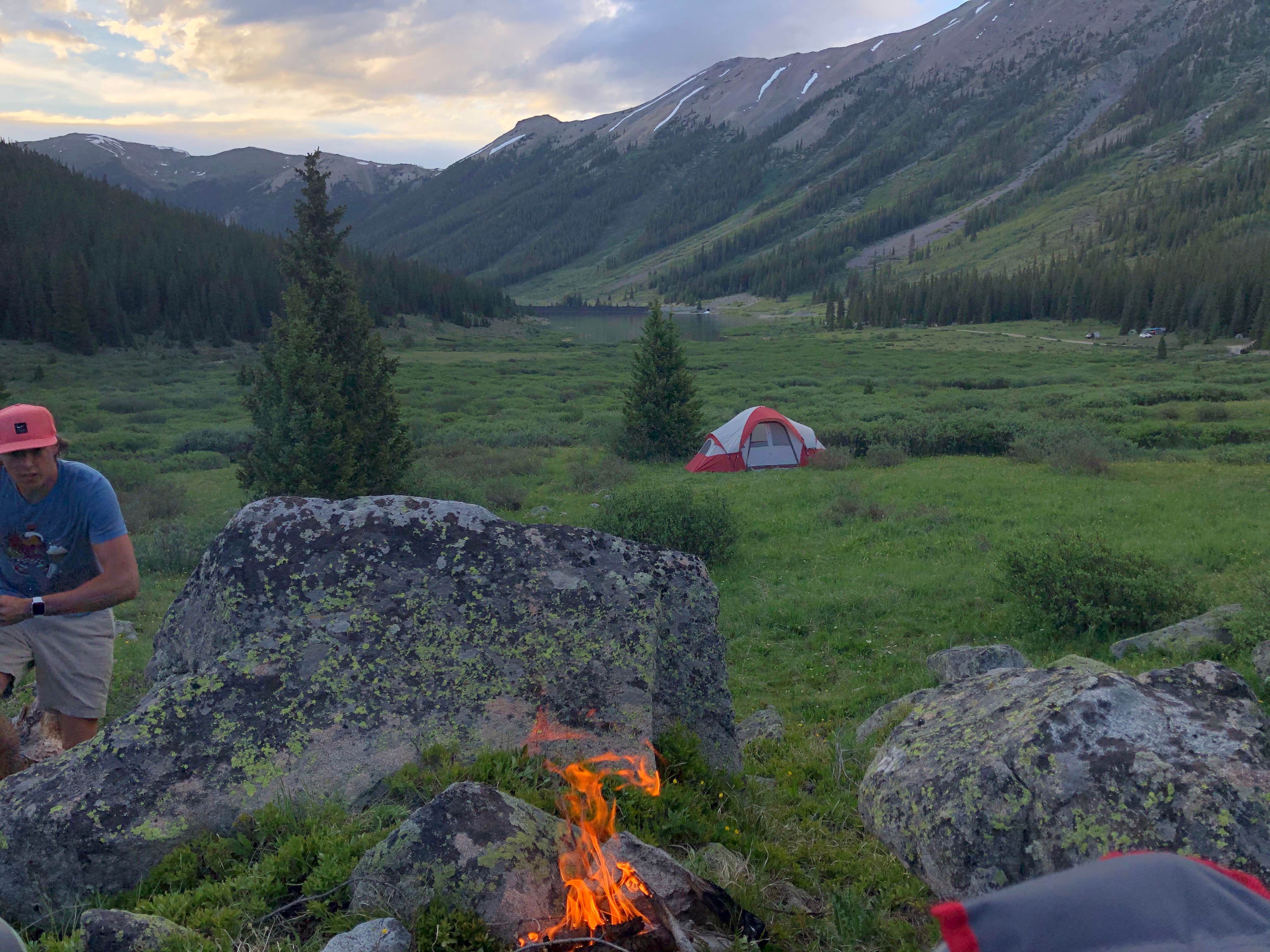 Isabelle K.'s photo of a dispersed camping area at Lincoln Creek Dispersed Campground near White River National Forest