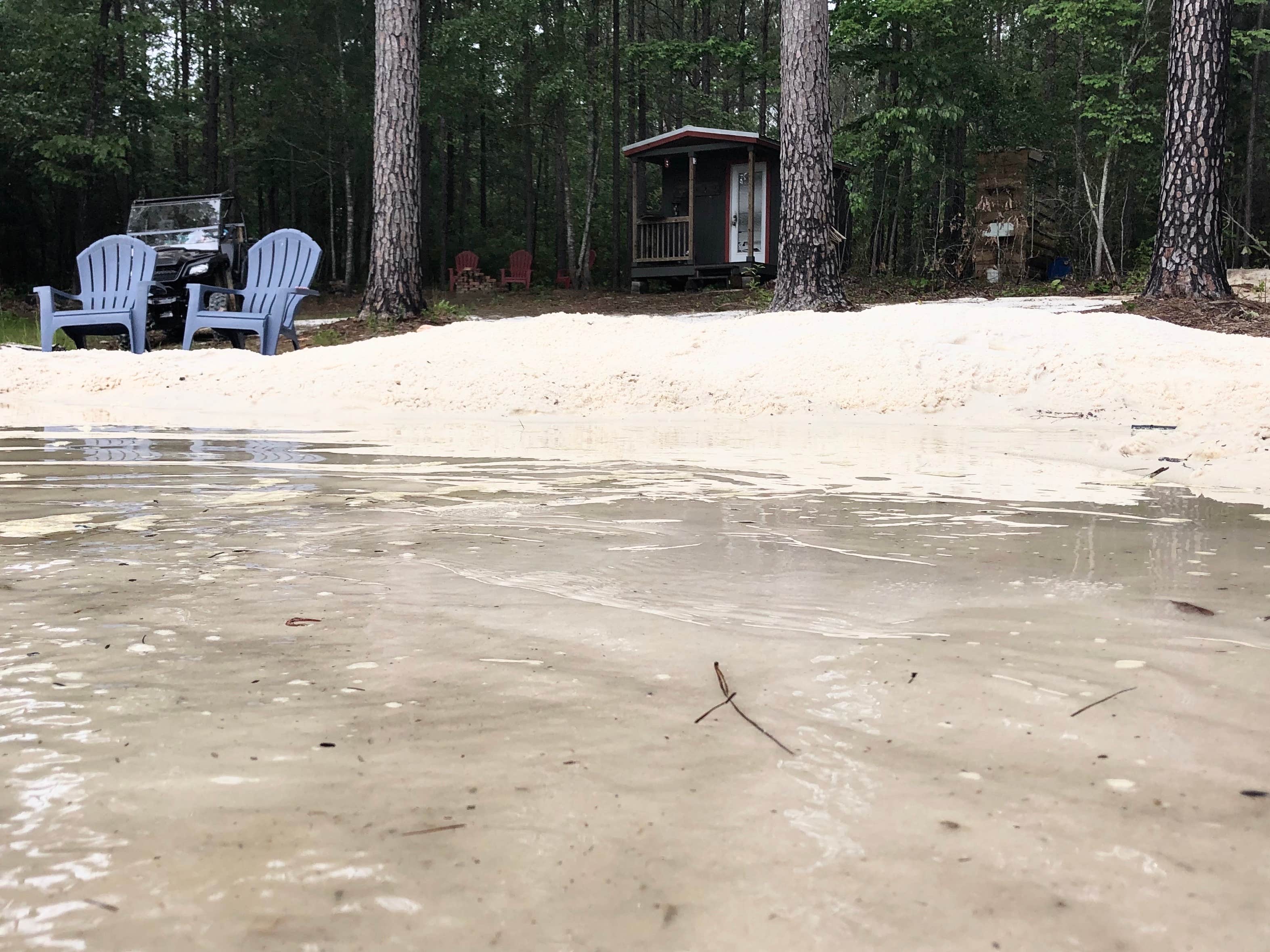 Tiffany  B.'s photo of a cabin at The Hollow at Triple Threat Farm near Macon, GA