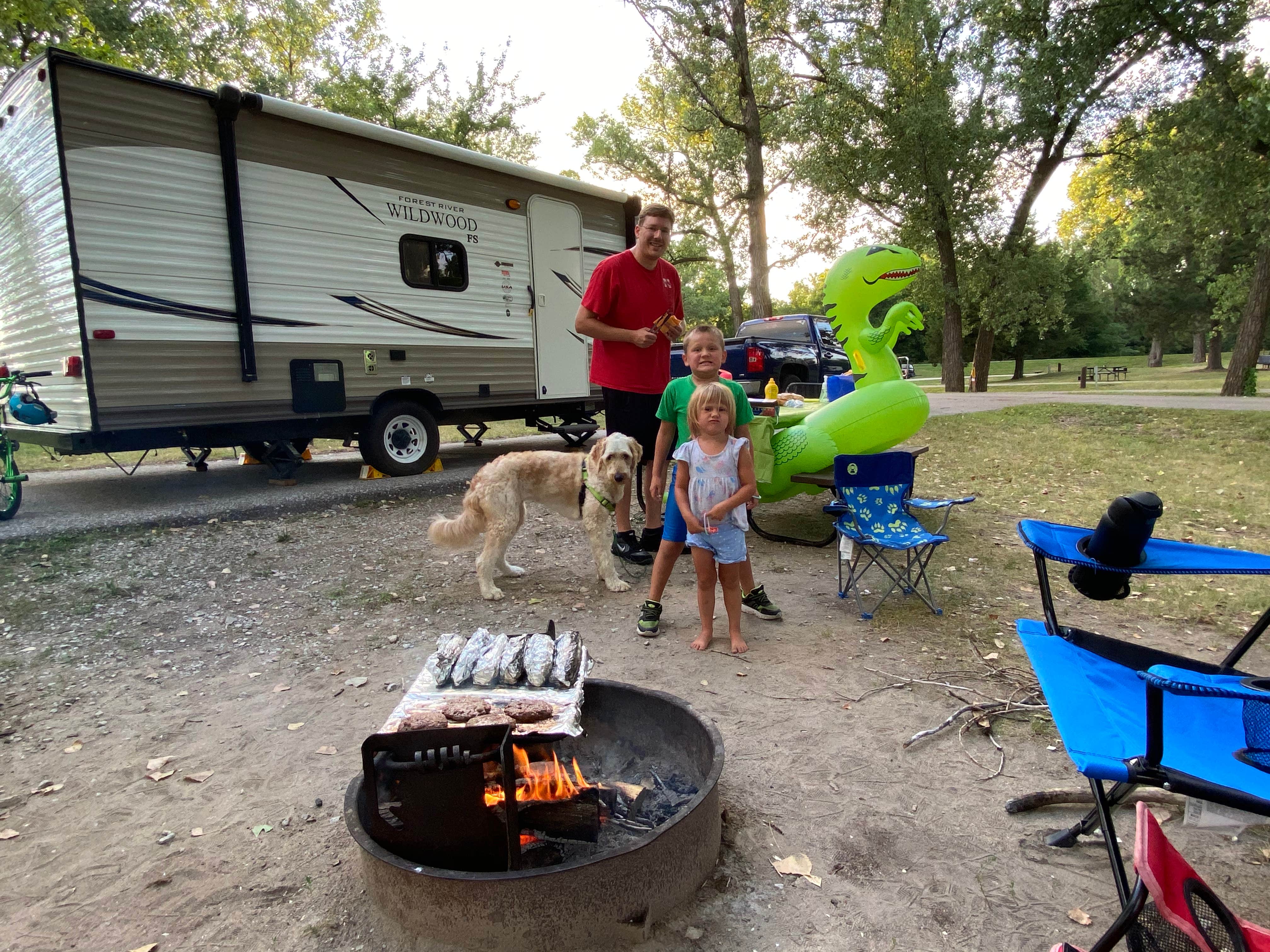 Bryan R.'s photo of camping with pets at Louisville State Recreation Area Campground near Lincoln, NE