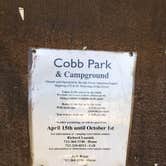 Review photo of Cobb Park and Campground by Lee D., August 6, 2020