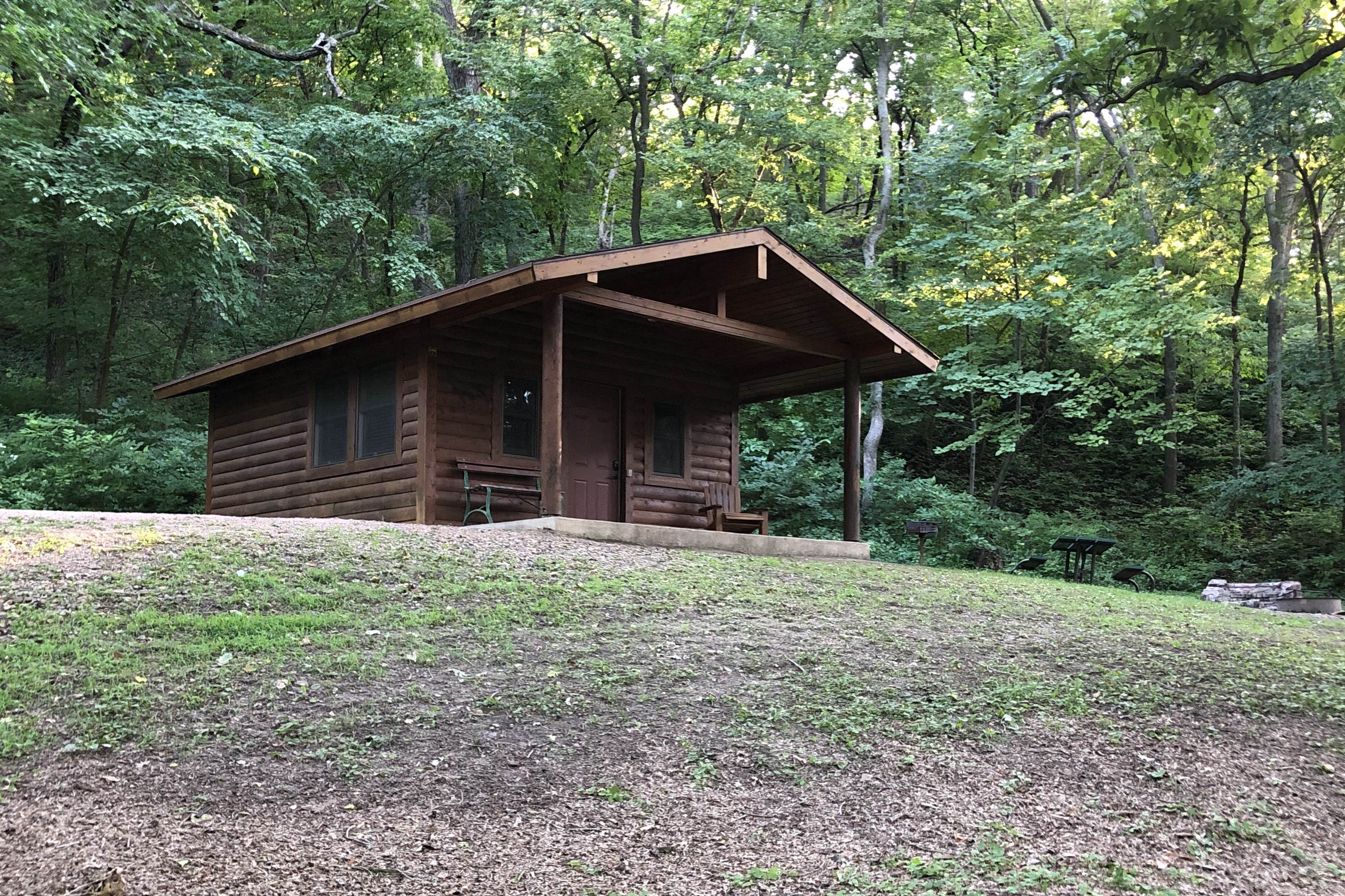 Lee D.'s photo of a cabin at Stone State Park Campground near Sioux City, IA