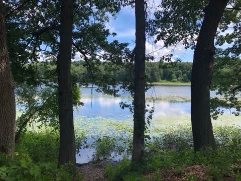 Camper-submitted photo at Green Lake Rustic Campground — Waterloo Recreation Area near New Hudson, MI