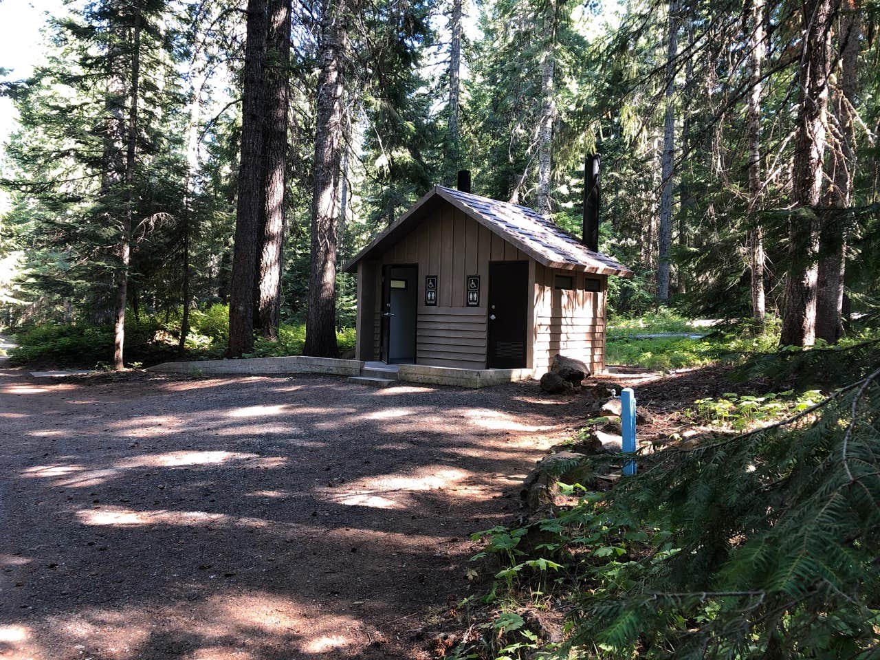 Jeff K.'s photo of a cabin at Peterson Prairie Campground near Columbia River Gorge National Scenic Area