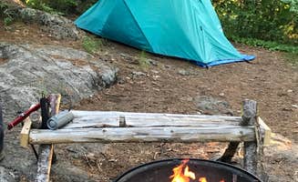 Joanna B.'s photo of tent camping at George H. Crosby Manitou State Park Campground near Schroeder, MN