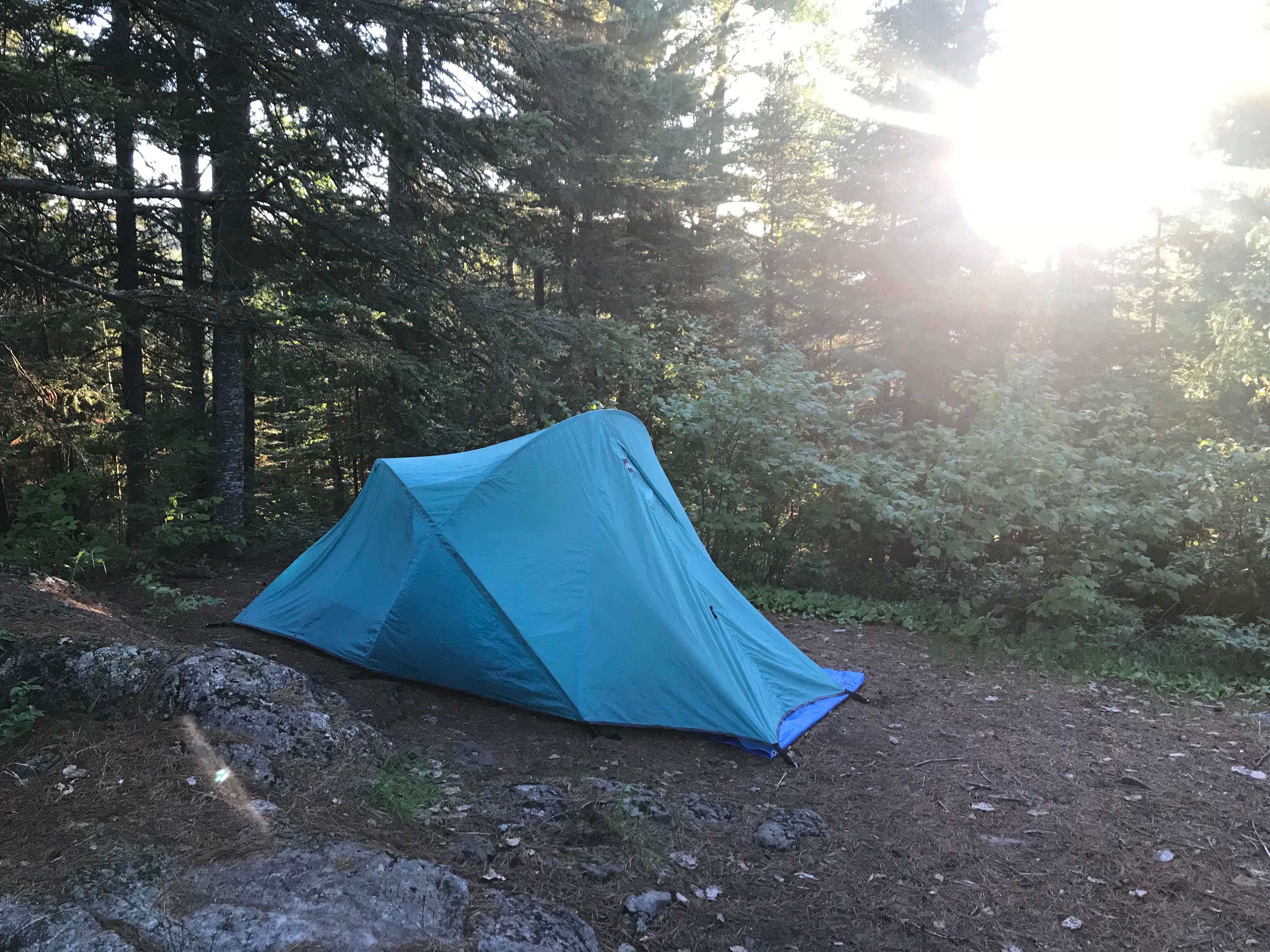 Joanna B.'s photo of tent camping at George H. Crosby Manitou State Park Campground near Silver Bay, MN