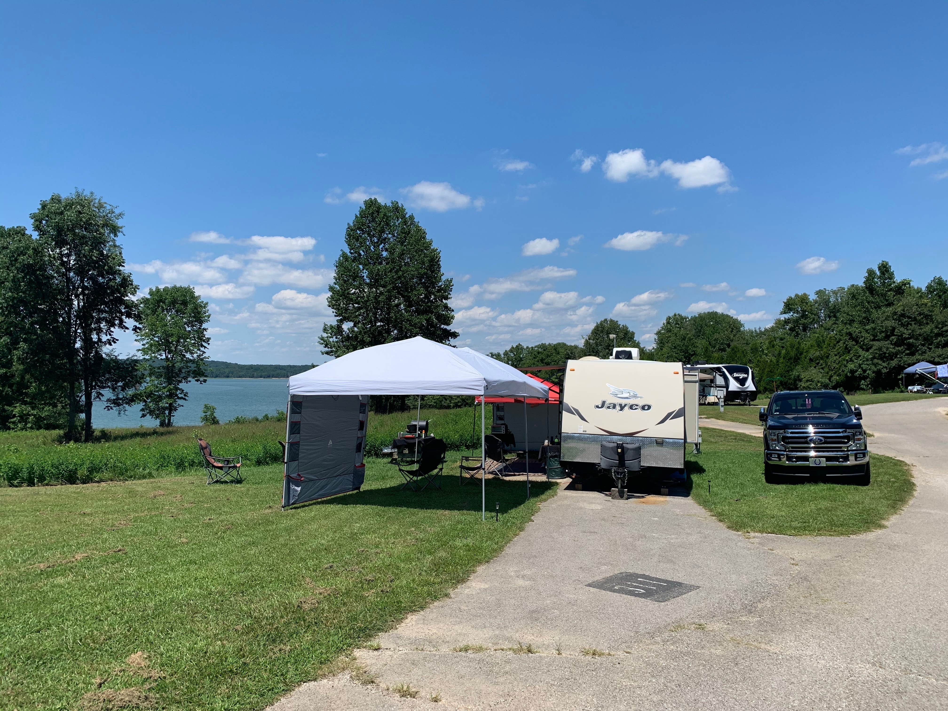 Brad S.'s photo of rv camping at Patoka Lake Campground near Boonville, IN