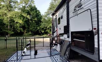 Leslie D.'s photo of rv camping at White River campground and cabins near Bull Shoals, AR