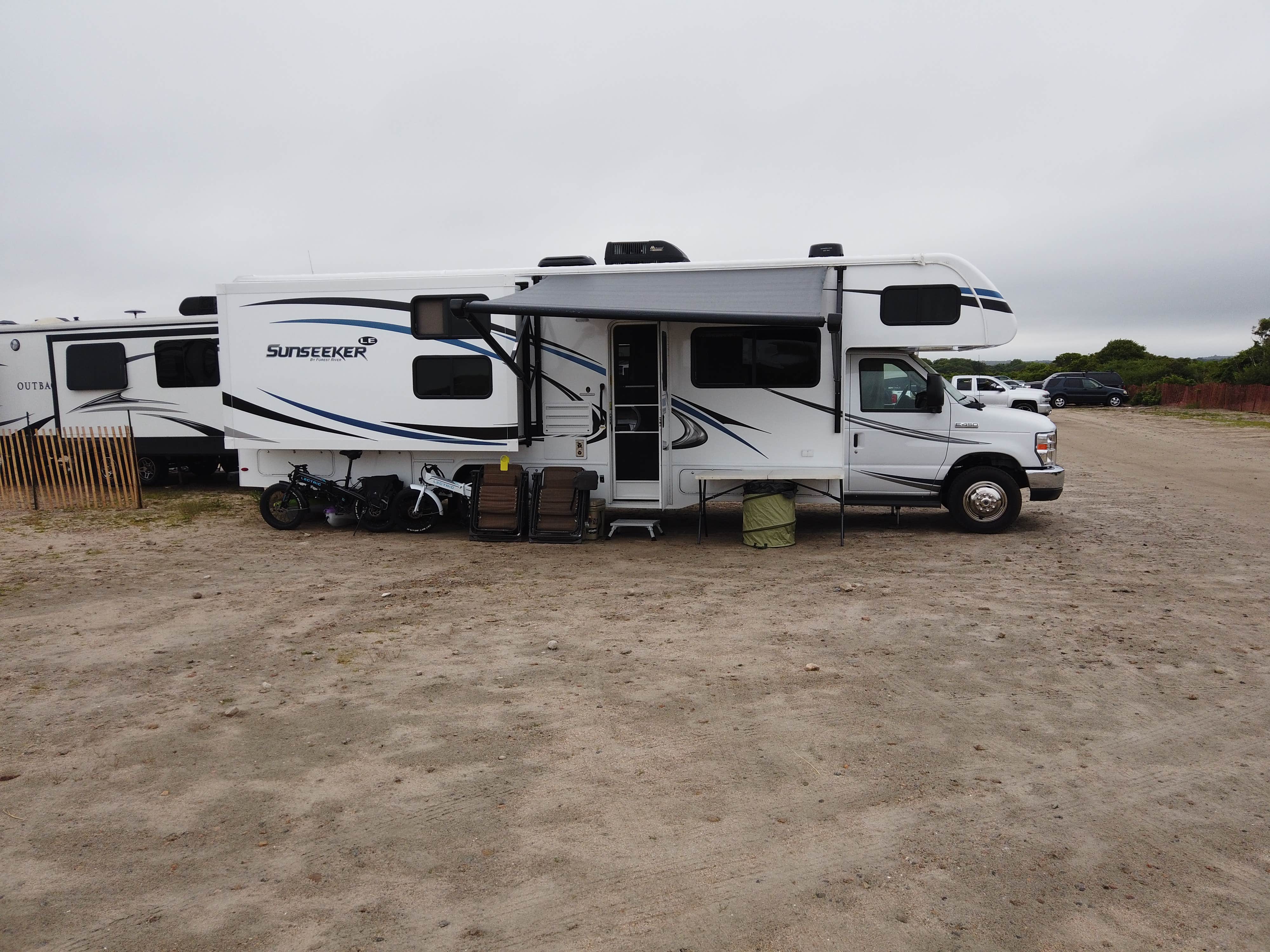 Camper-submitted photo at Charlestown Breachway State Park Campground near Block Island, RI