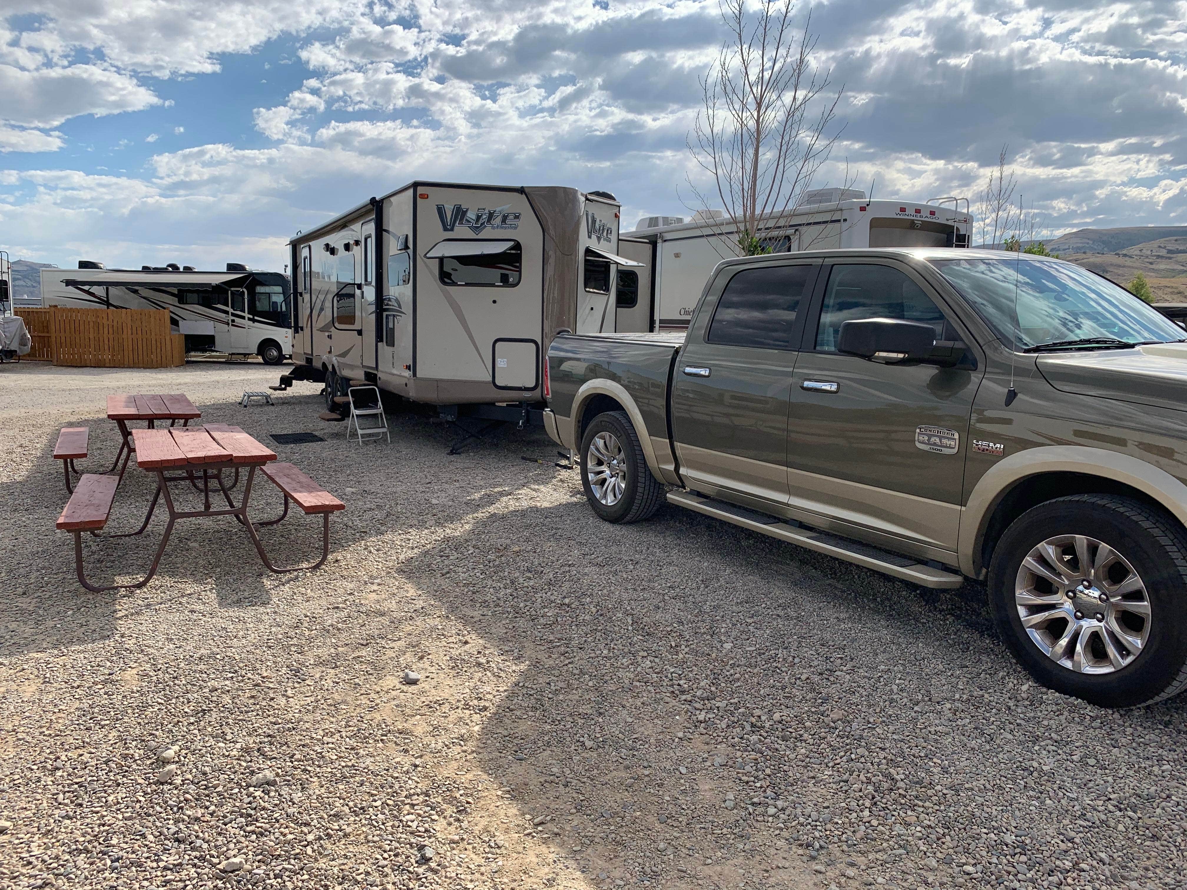 Charley K.'s photo of rv camping at Rock Springs/Green River KOA Journey near Green River, WY
