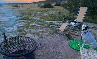 Esther Y.'s photo of camping with pets at Songdog Ranch near Greenfield, CA