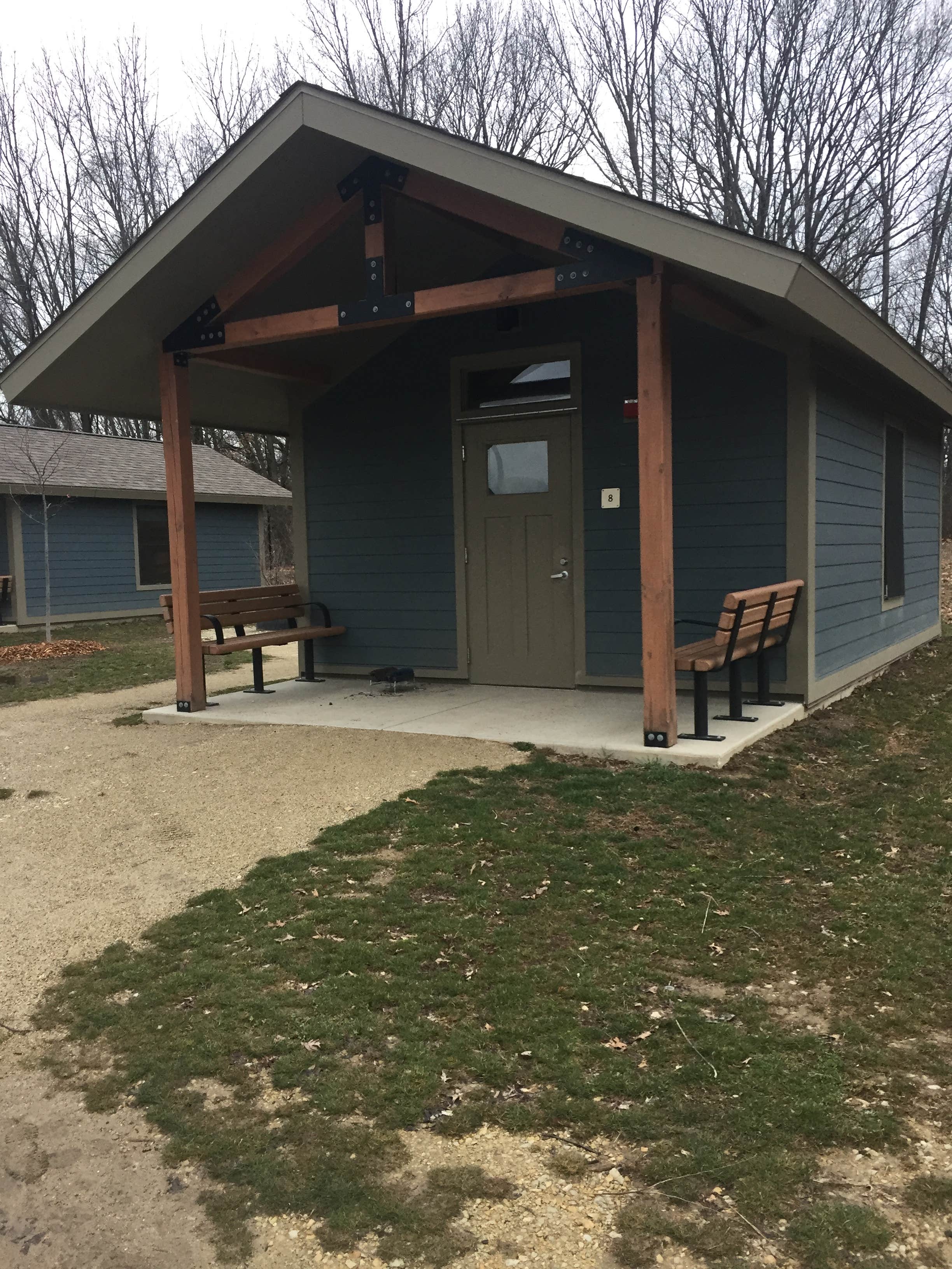Hatie P.'s photo of glamping accommodations at Camp Bullfrog Lake near Lemont, IL