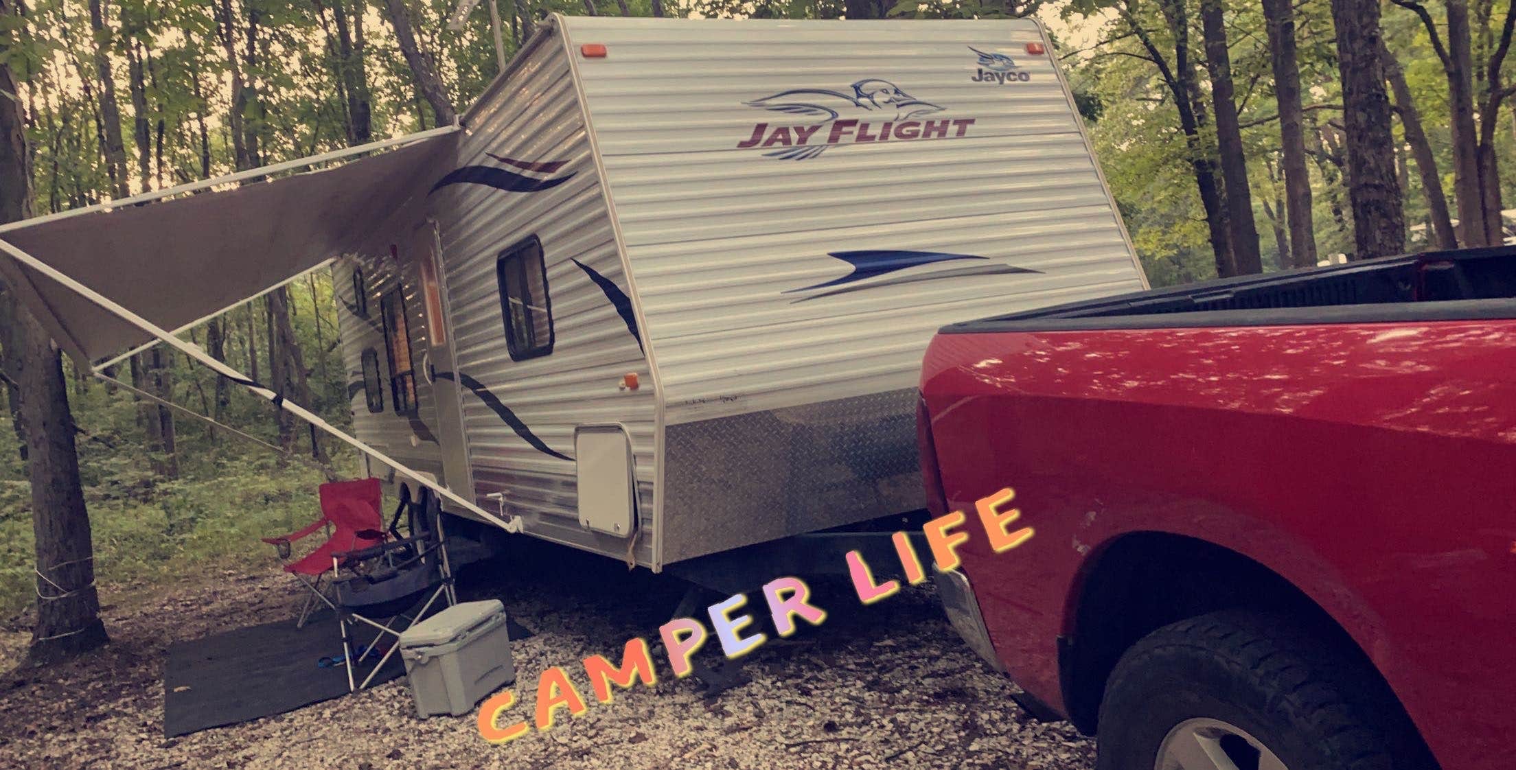 Samantha H.'s photo of rv camping at Red Hills Lake State Park — Red Hills State Park near Oakland City, IN