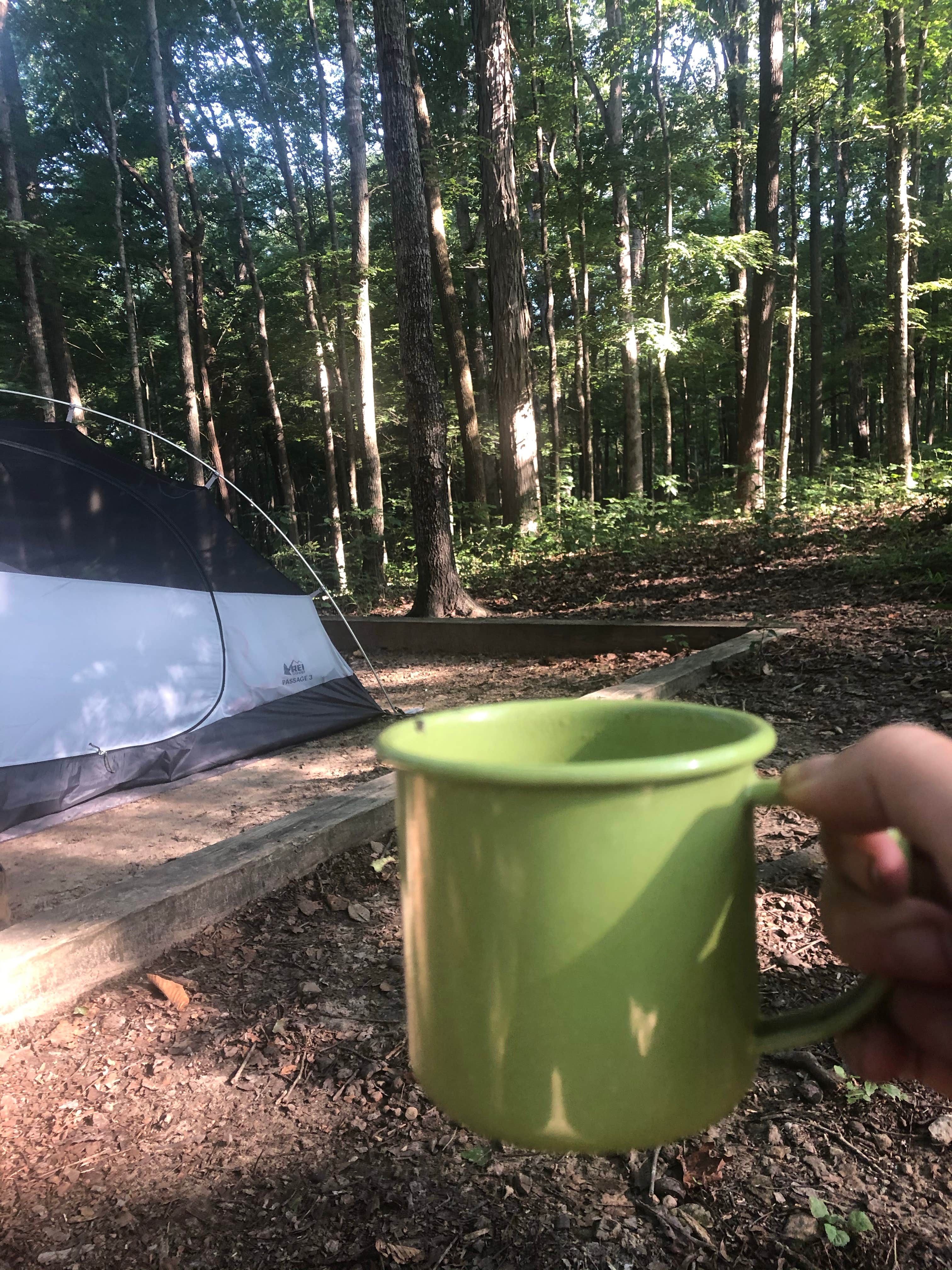 Camper-submitted photo at Turnhole Backcountry Campsite — Mammoth Cave National Park near Carthage, TN